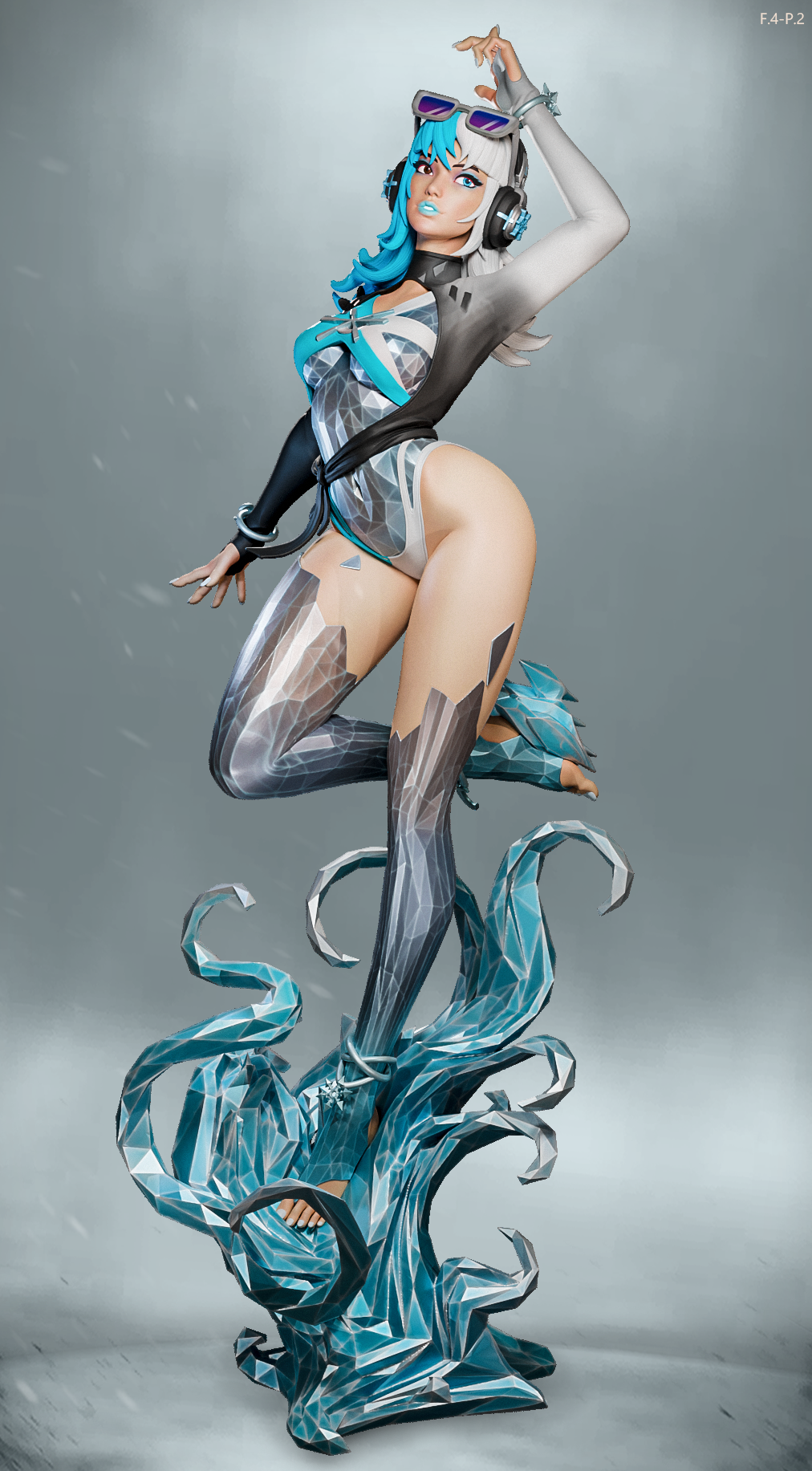 Luna Snow Resin Art (East Sea Monster Version)