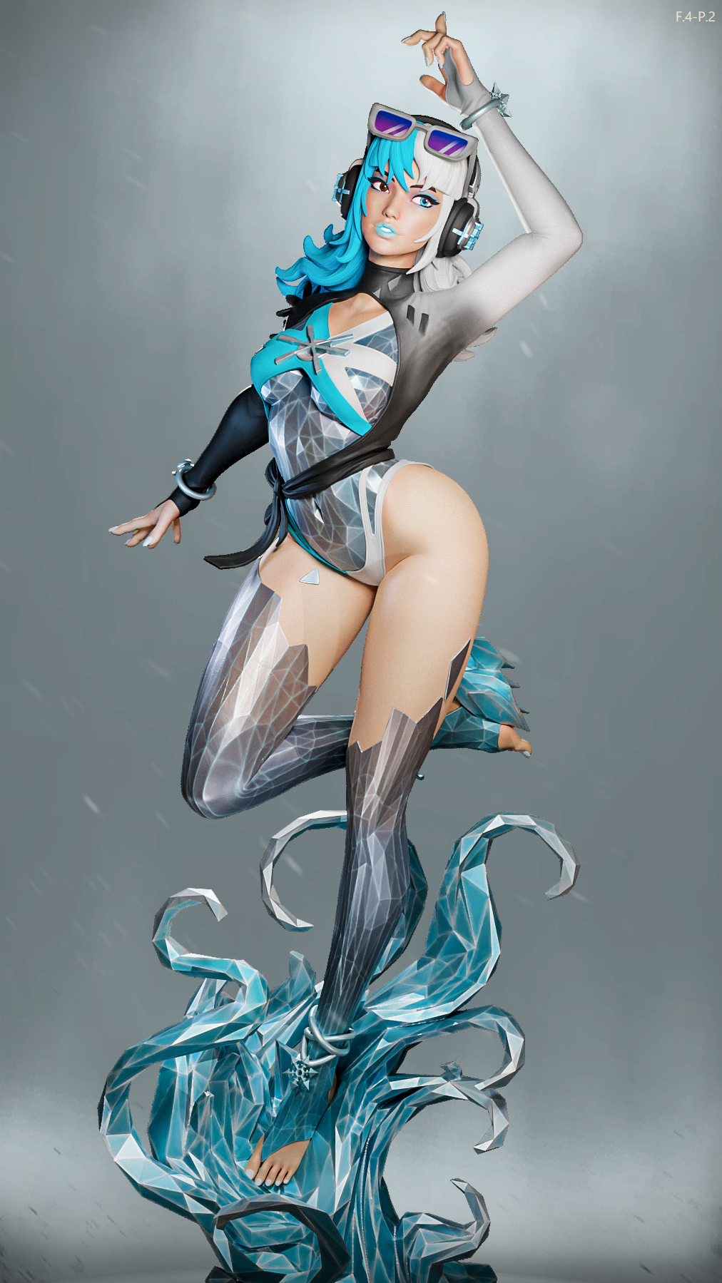 Luna Snow Resin Art (East Sea Monster Version)