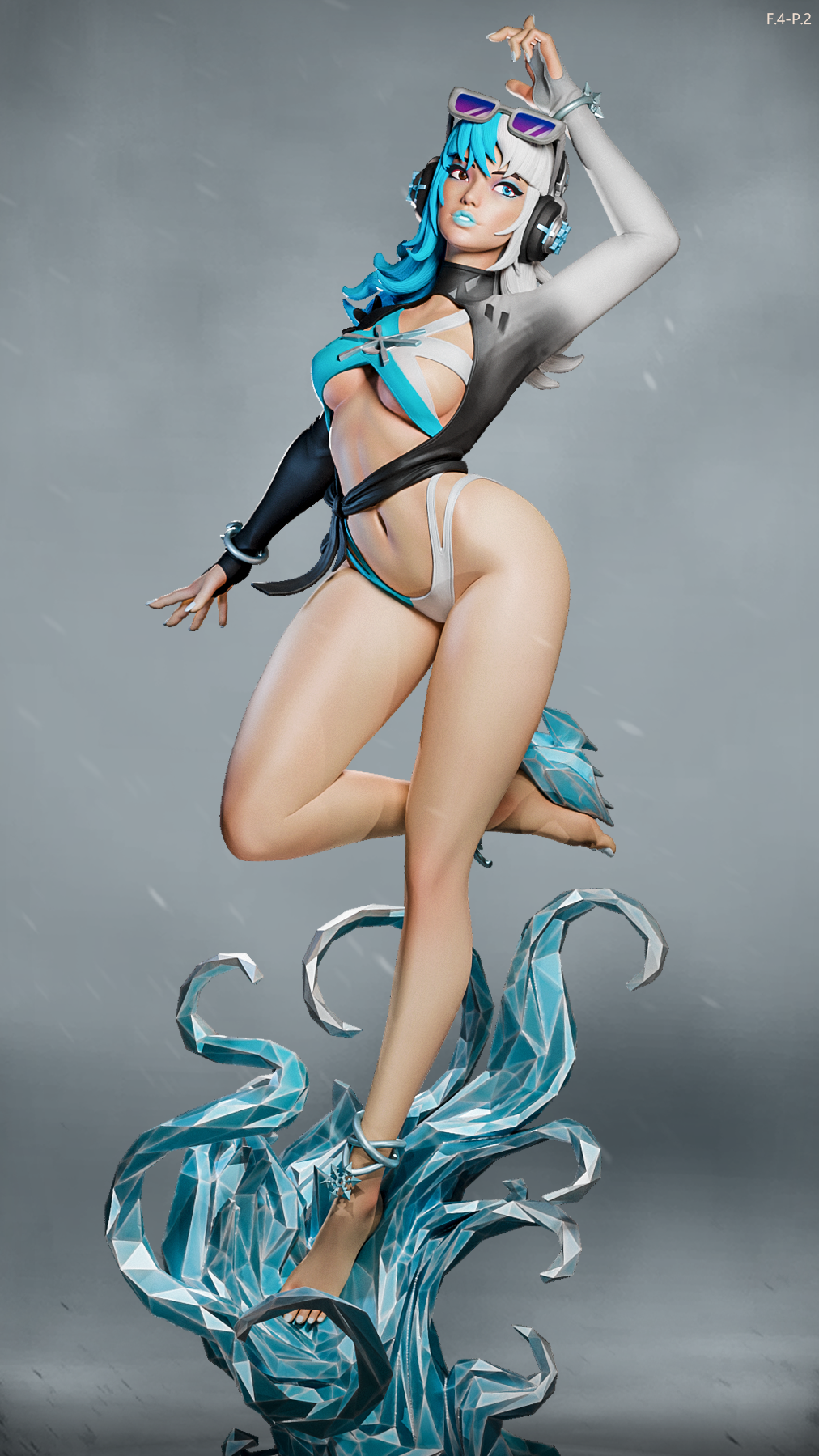 Luna Snow Resin Art (East Sea Monster Version)