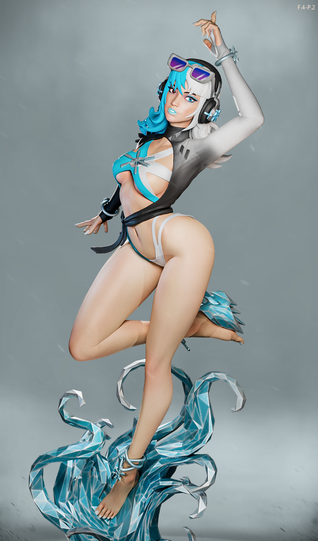 Luna Snow Resin Art (East Sea Monster Version)