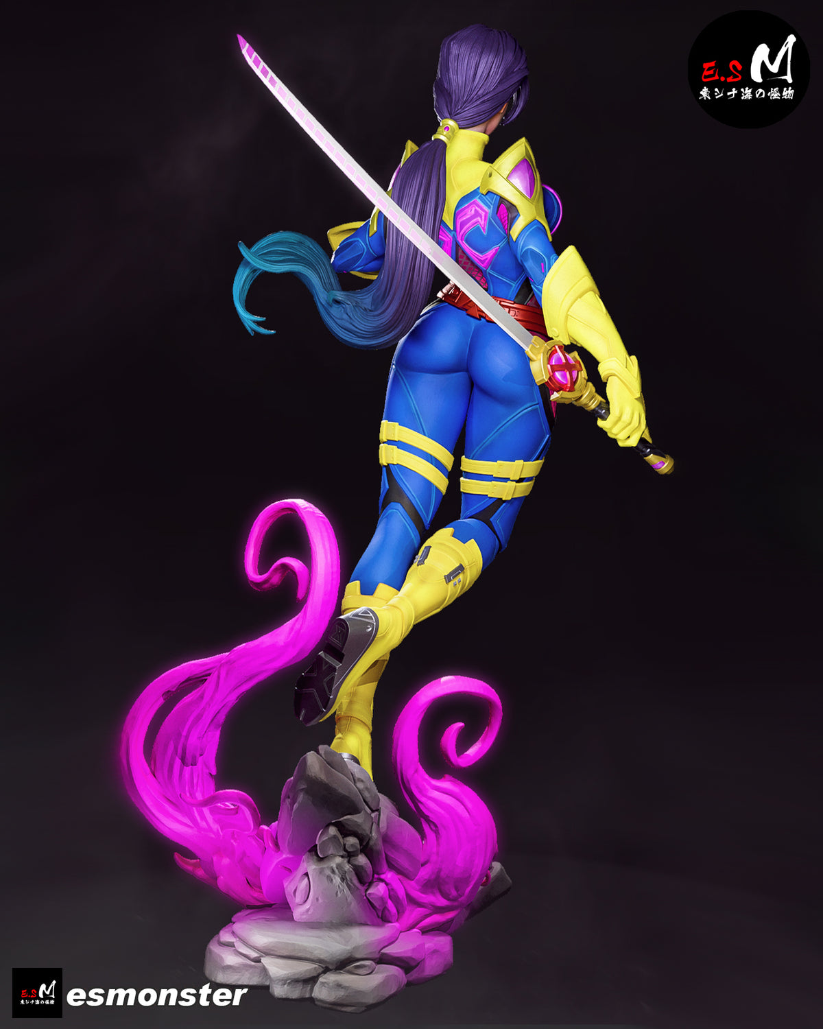 Psylocke Resin Art (East Sea Monster Version)