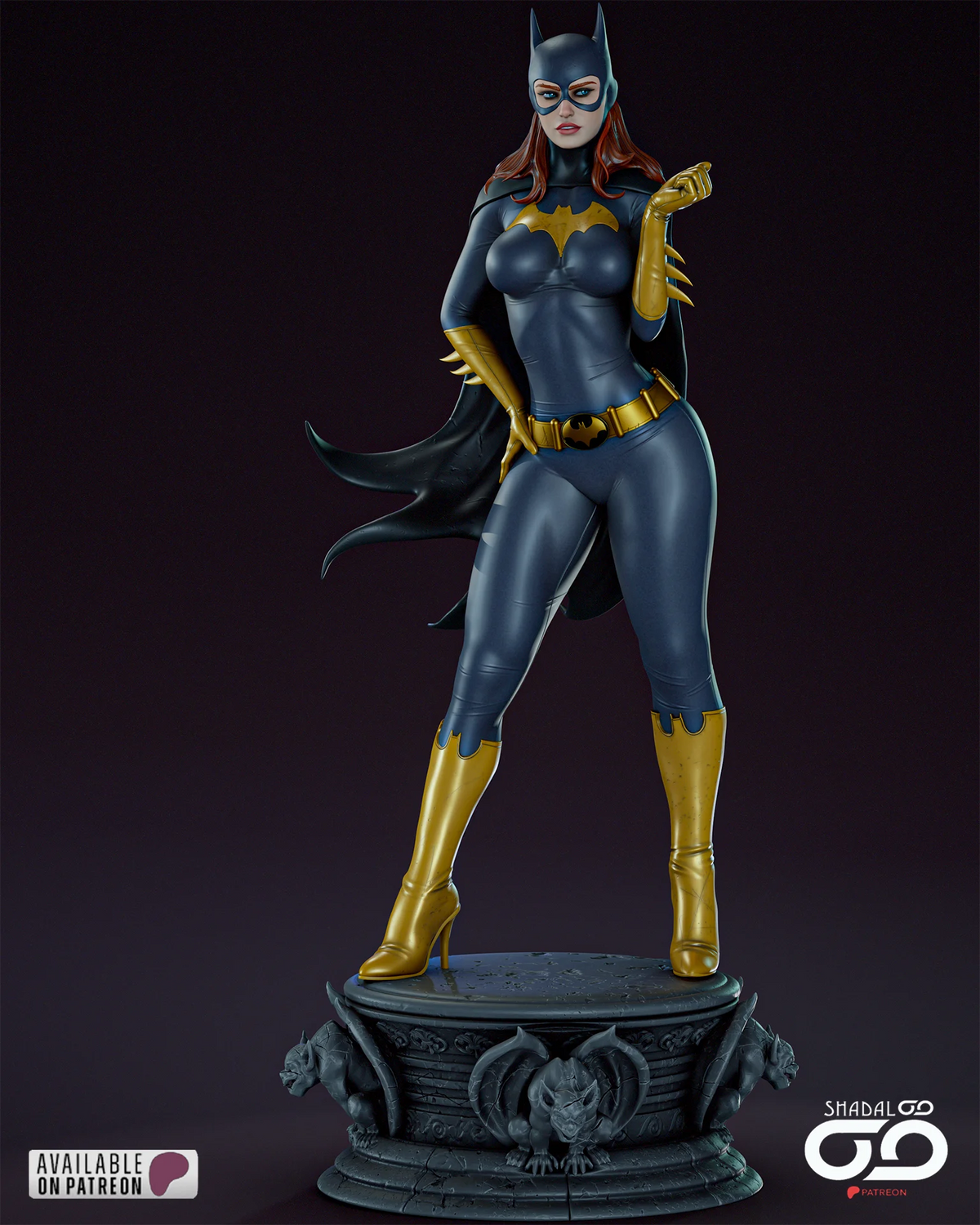 Batgirl Resin Art (Shadaloo)