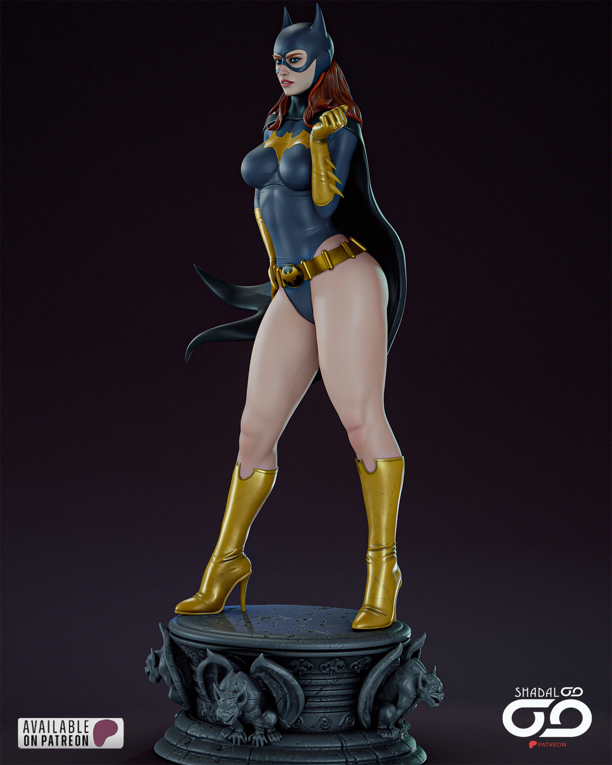 Batgirl Resin Art (Shadaloo)