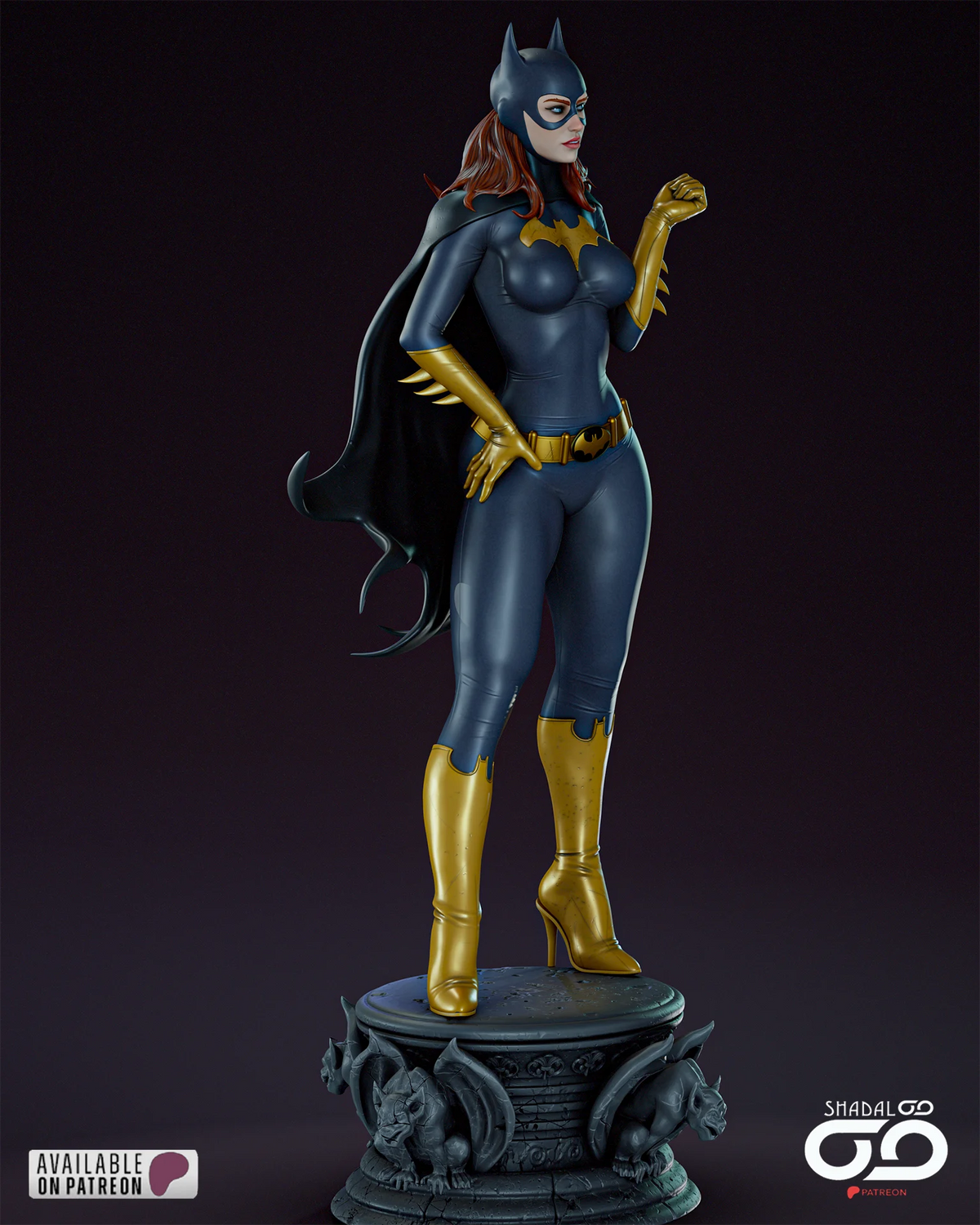 Batgirl Resin Art (Shadaloo)