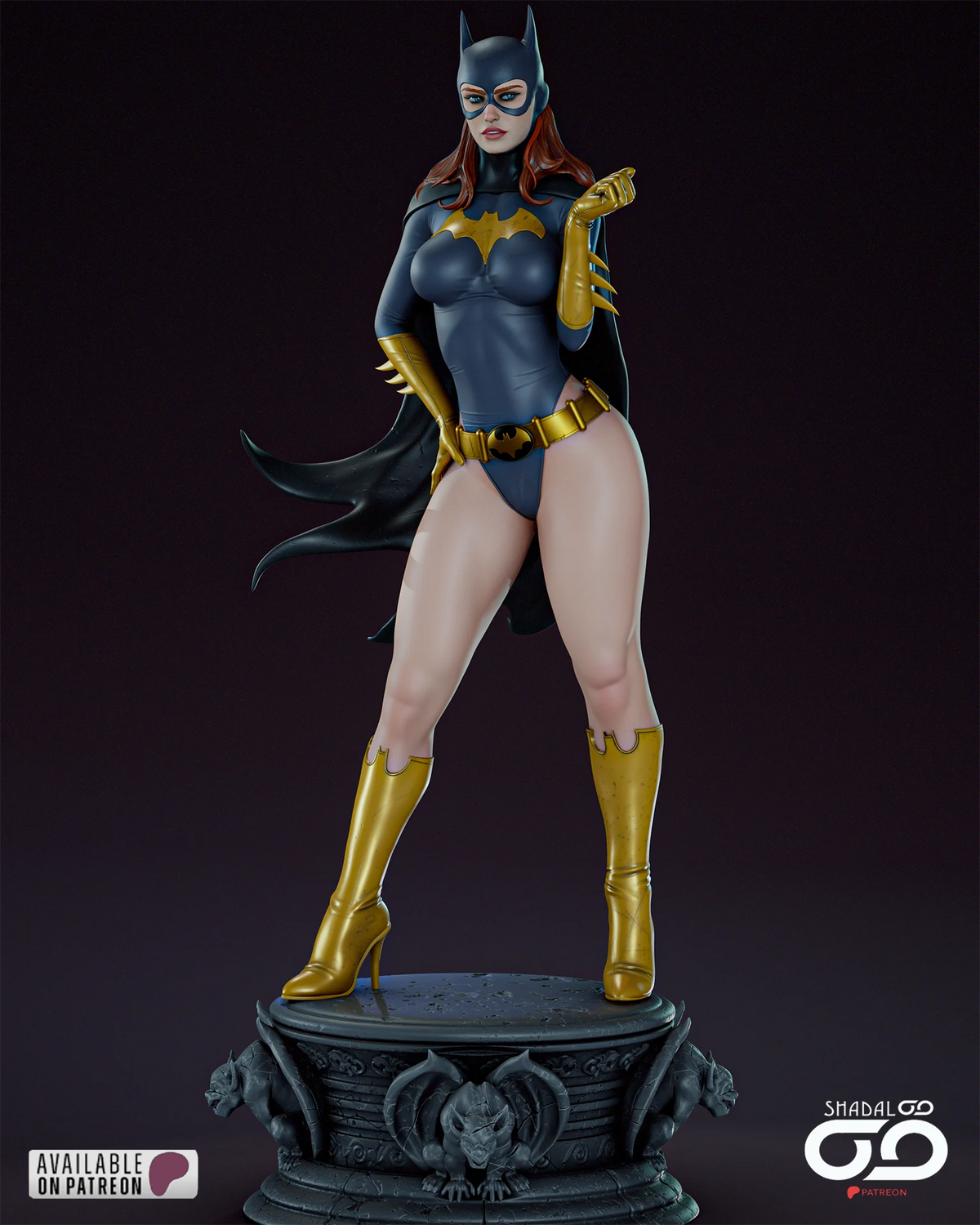 Batgirl Resin Art (Shadaloo)