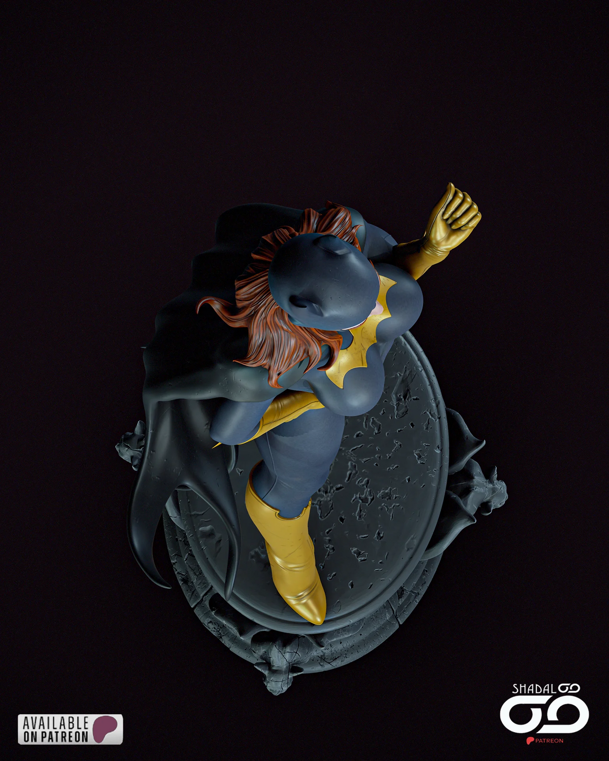 Batgirl Resin Art (Shadaloo)