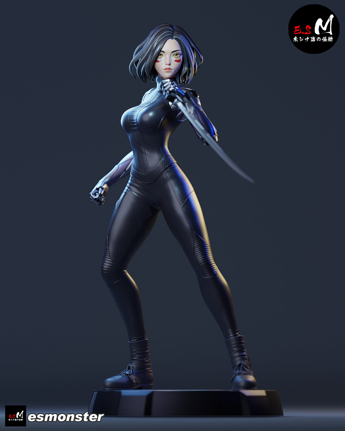 Alita Battle Angel Resin Art (East Sea Monster Version)
