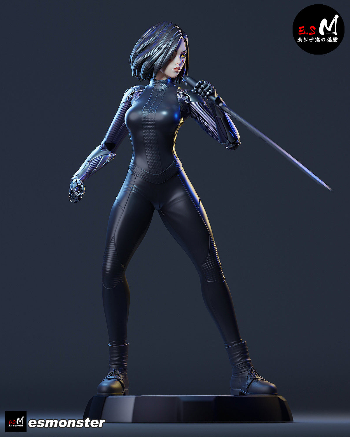 Alita Battle Angel Resin Art (East Sea Monster Version)