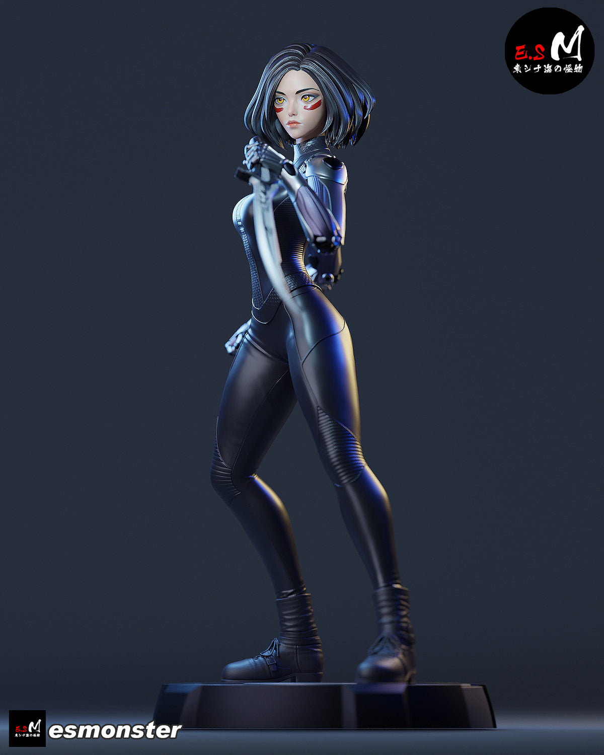 Alita Battle Angel Resin Art (East Sea Monster Version)
