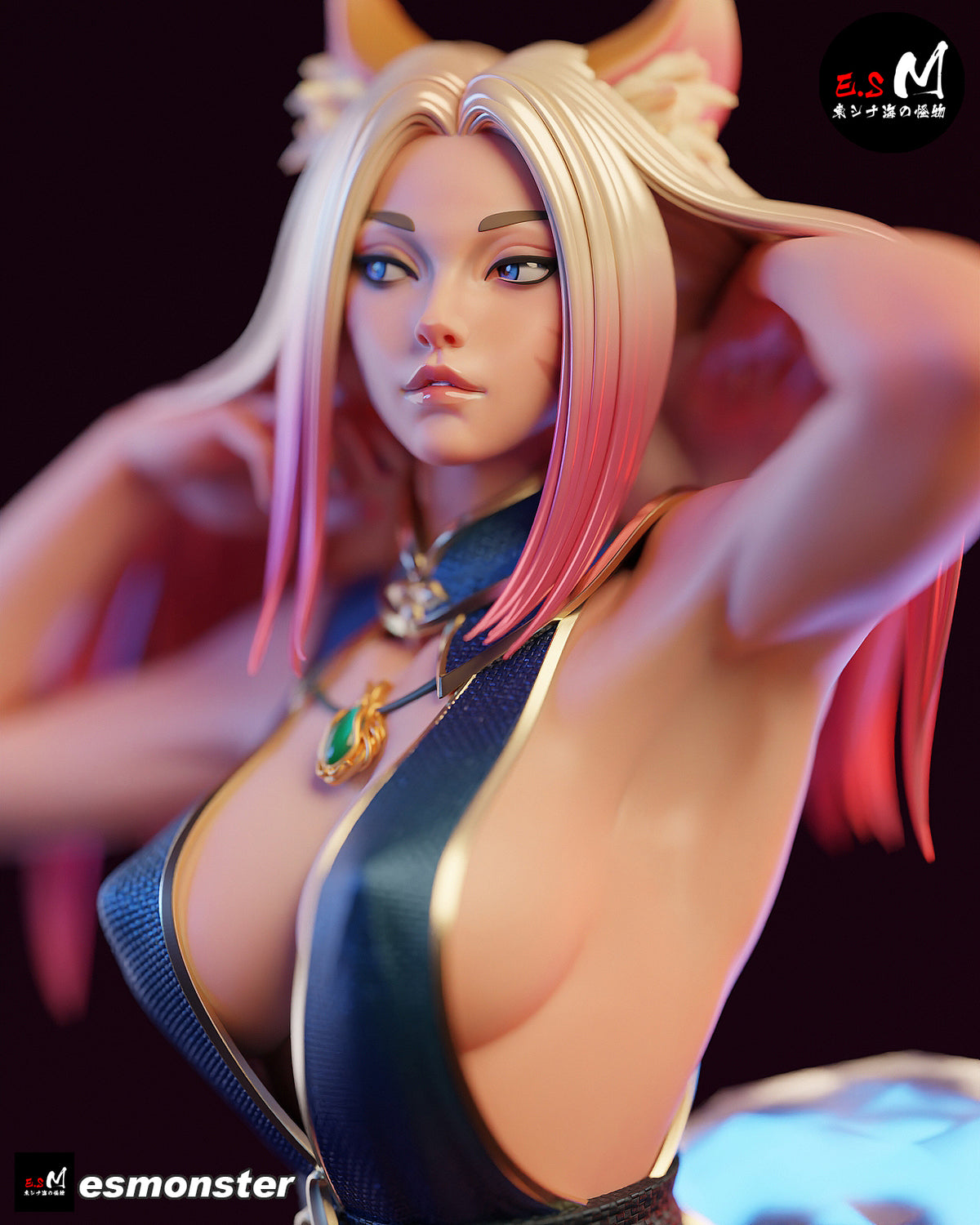 Ahri Resin Art (East Sea Monster Version)