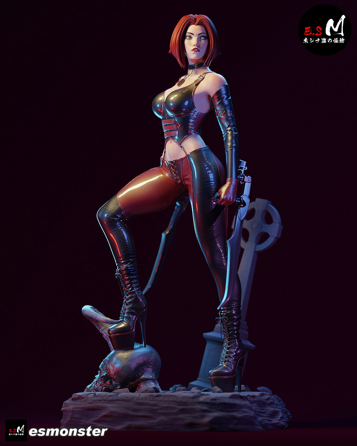 Blood Rayne Resin Art (East Sea Monster Version)