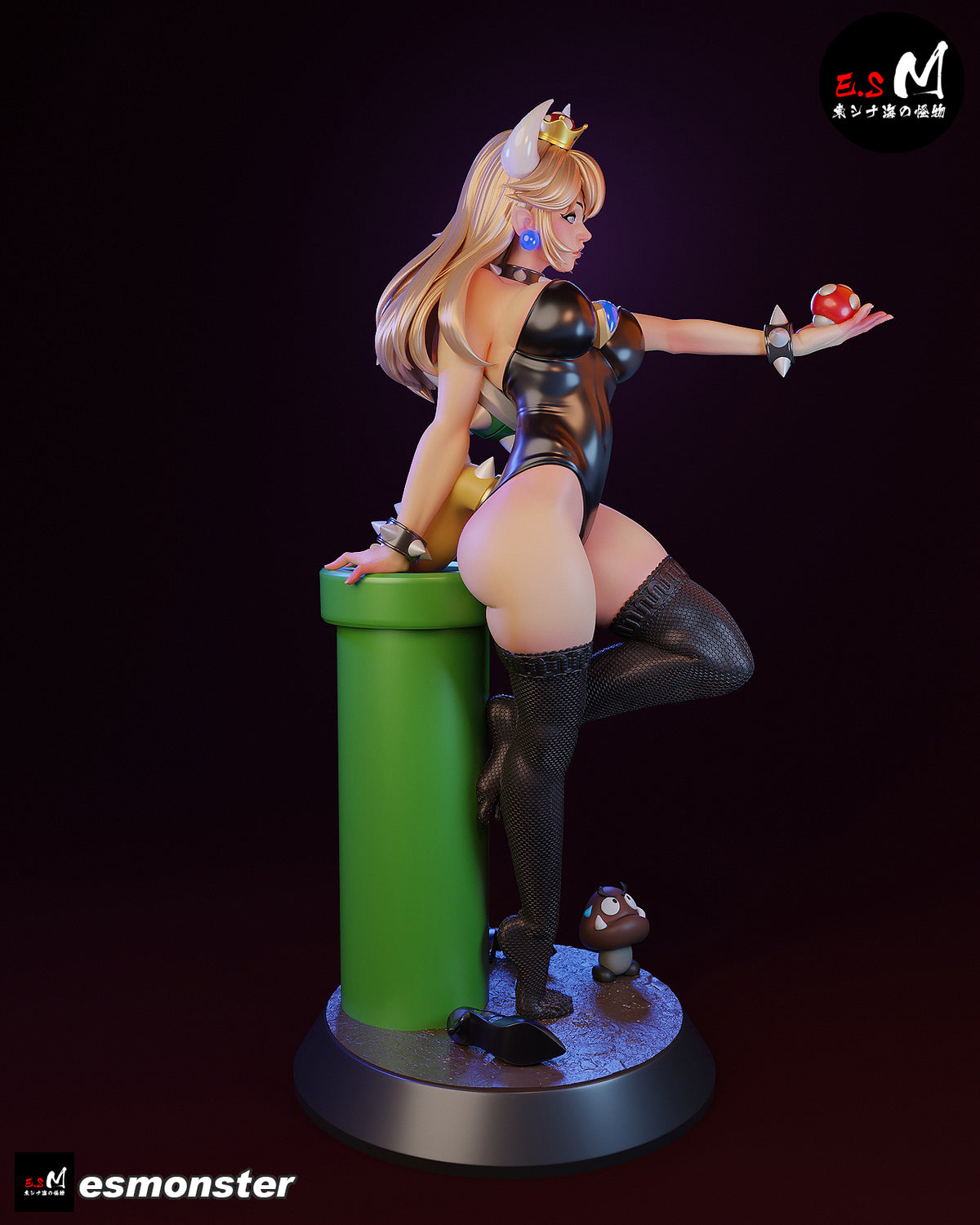 Bowsette Resin Art (East Sea Monster Version)