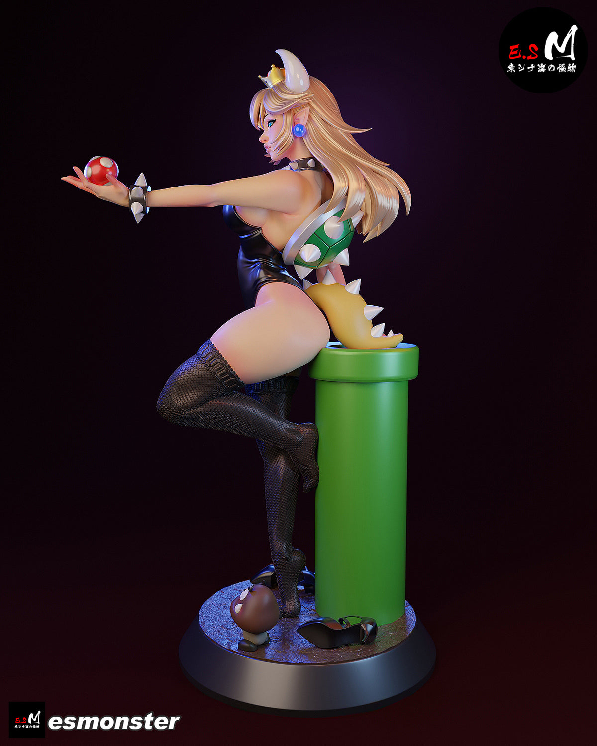 Bowsette Resin Art (East Sea Monster Version)