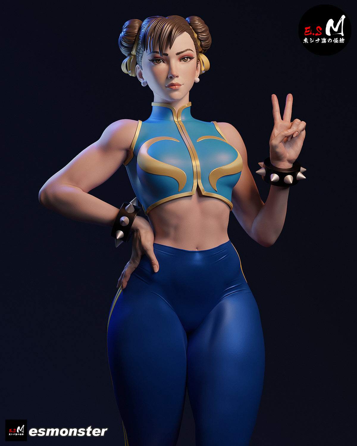 Chun-Li Street Fighter Resin Art (East Sea Monster Version)