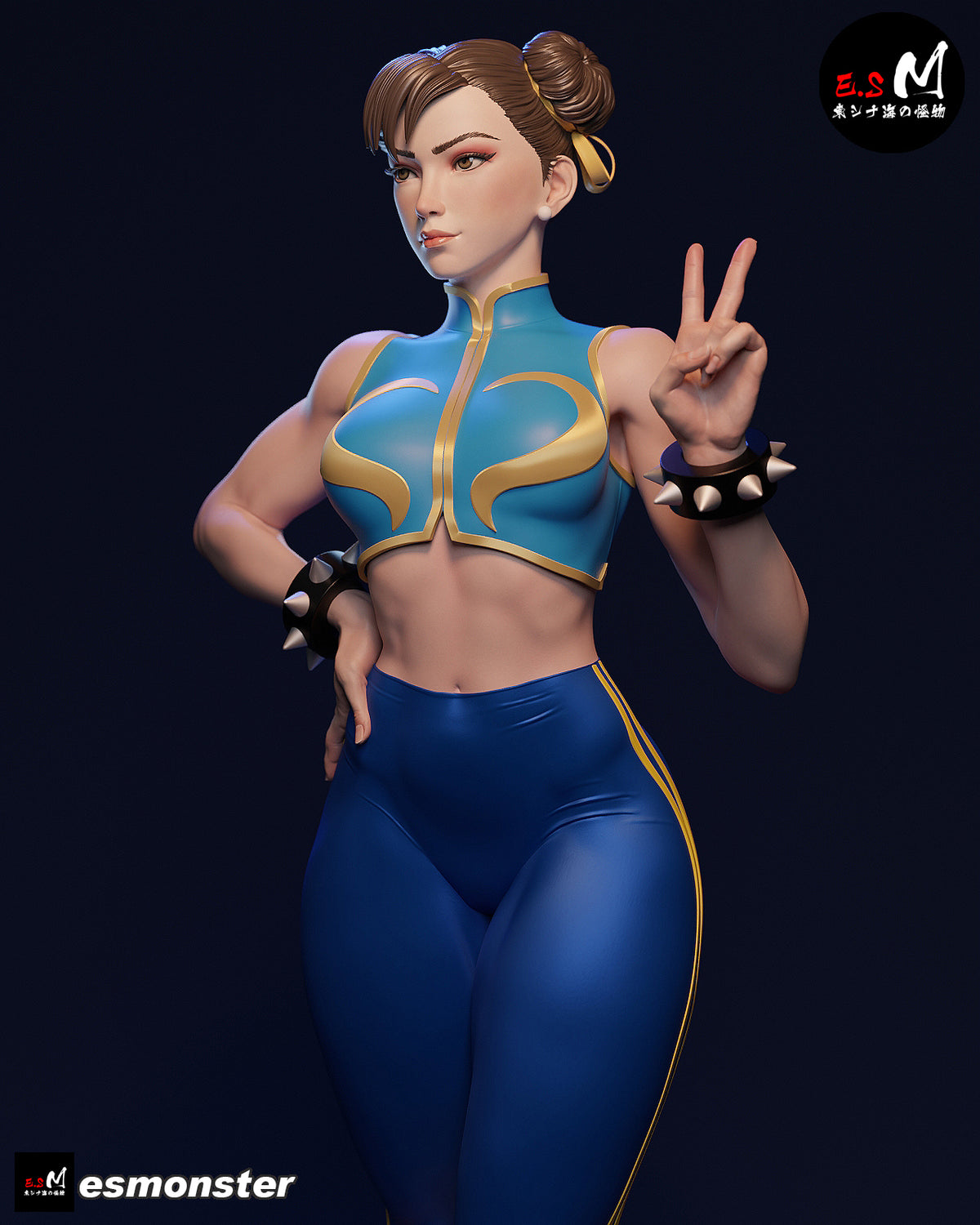 Chun-Li Street Fighter Resin Art (East Sea Monster Version)