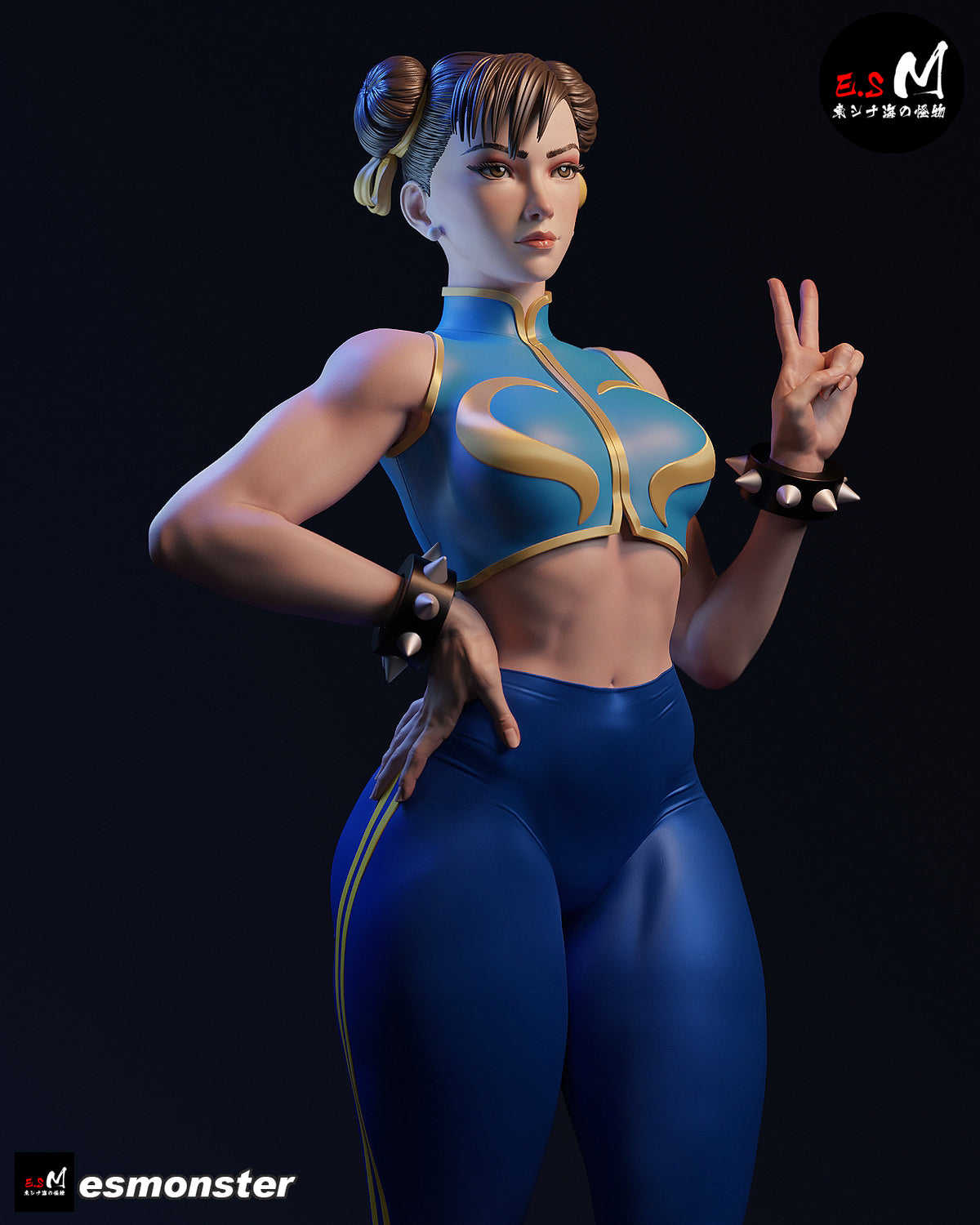 Chun-Li Street Fighter Resin Art (East Sea Monster Version)