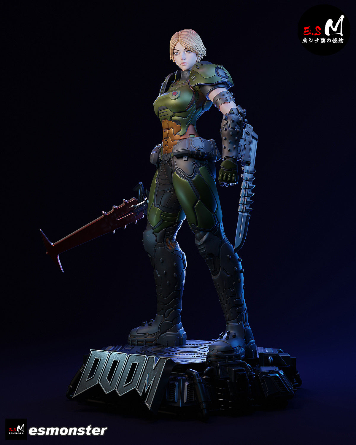 Doomgirl Resin Art (East Sea Monster Version)