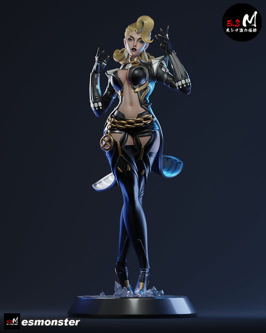 Emma Frost Resin Art (East Sea Monster Version)