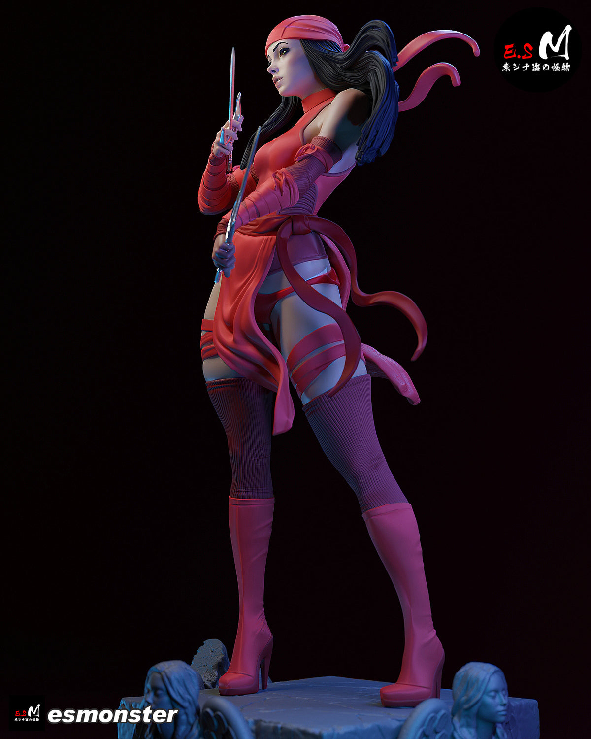 Elektra Resin Art (East Sea Monster Version)