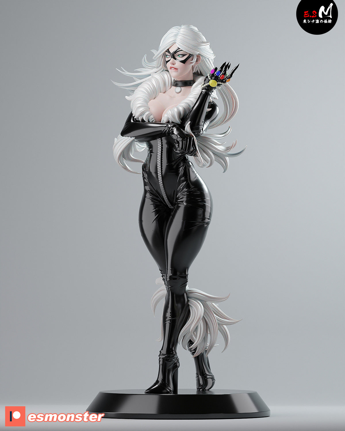 Black Cat Resin Art (East Sea Monster Version)