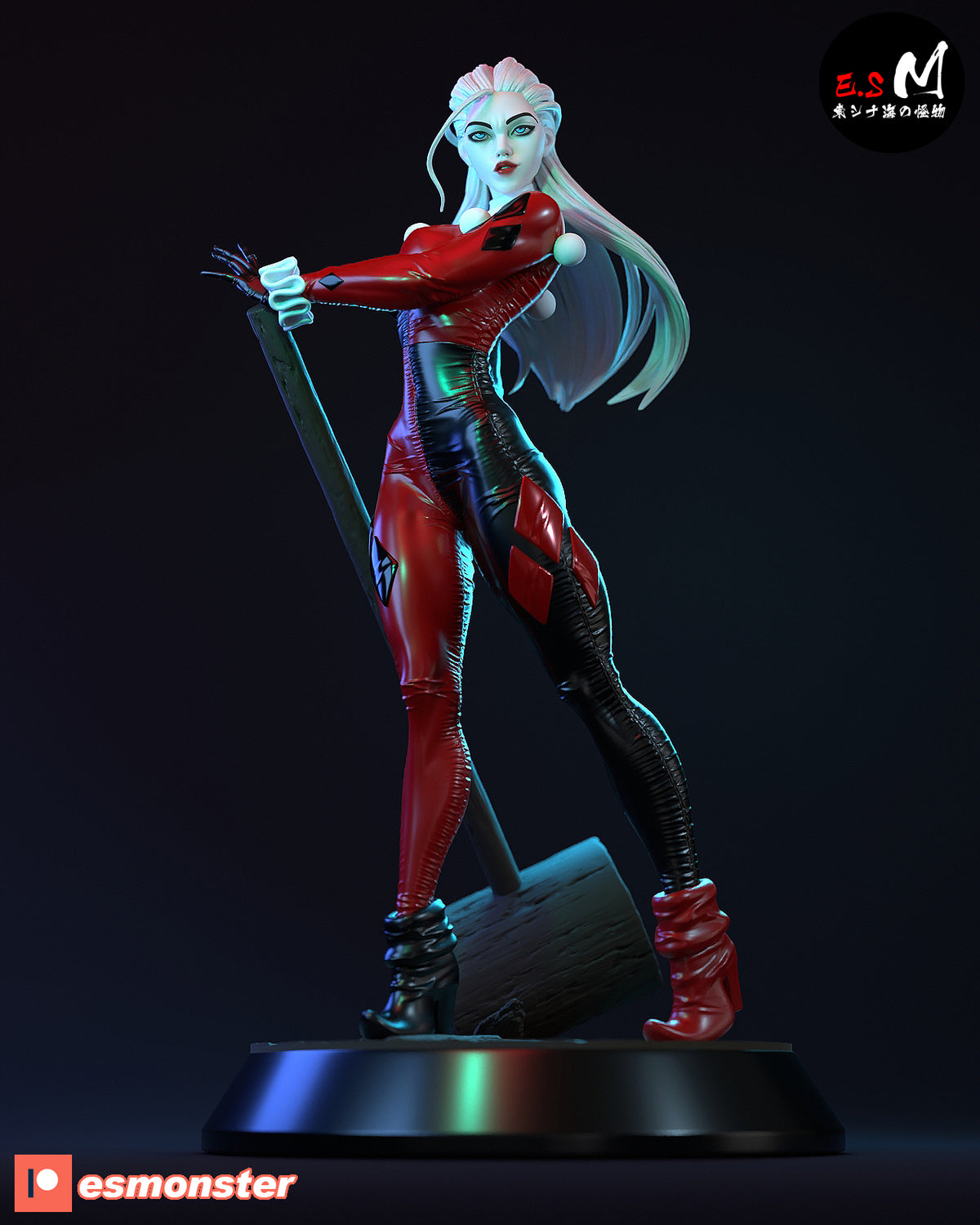 Harley Quinn Resin Art (East Sea Monster Version)