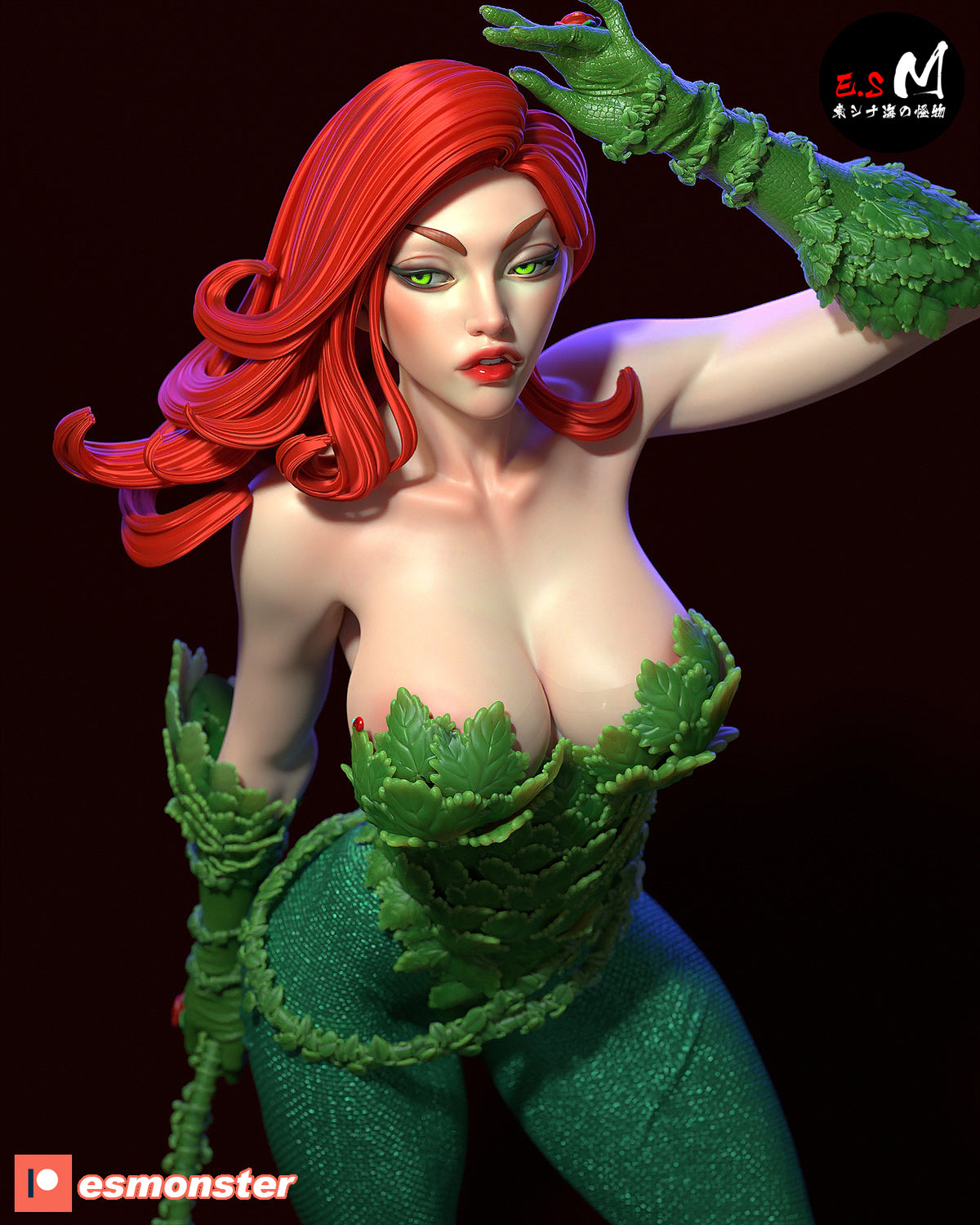 Poison Ivy Resin Art (East Sea Monster Version)
