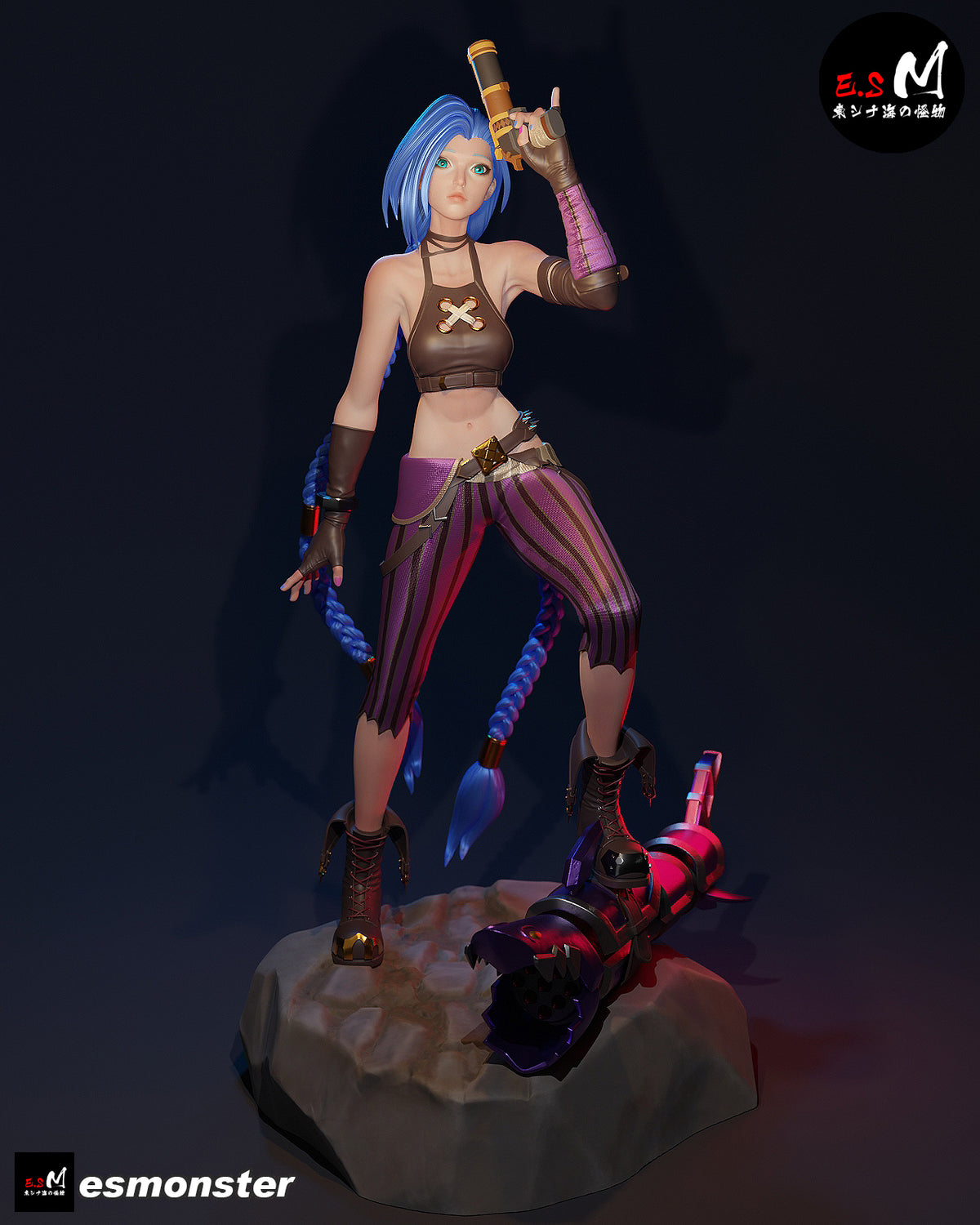 Jinx Resin Art (East Sea Monster Version)