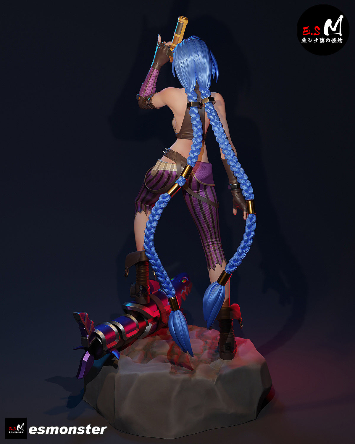 Jinx Resin Art (East Sea Monster Version)