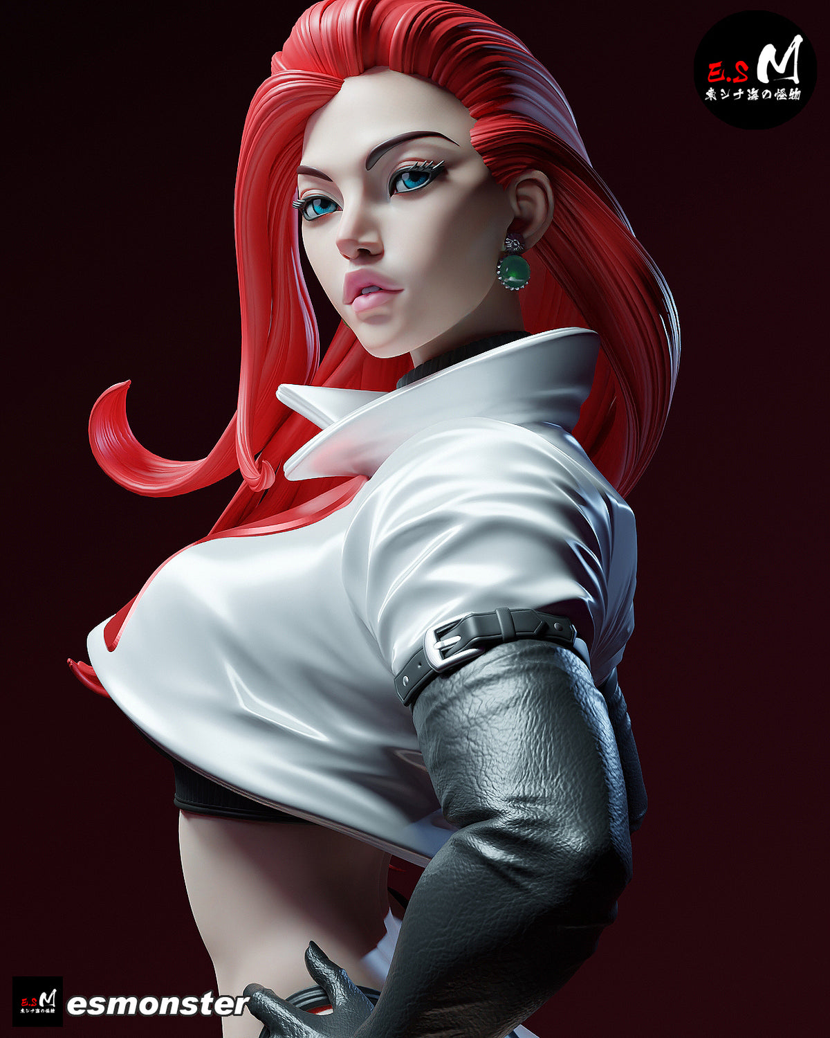 Jessie Team Rocket Resin Art (East Sea Monster Version)