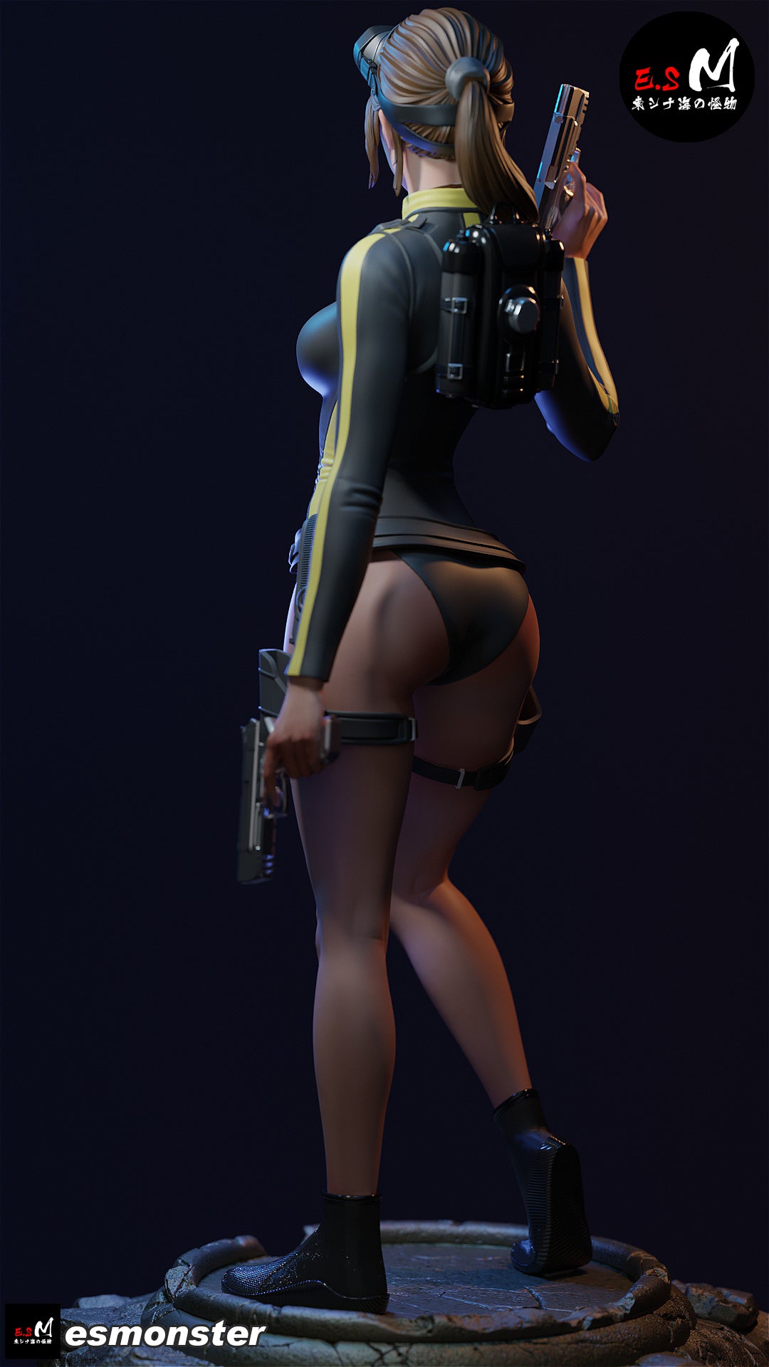 Lara Croft Resin Art (East Sea Monster Version)