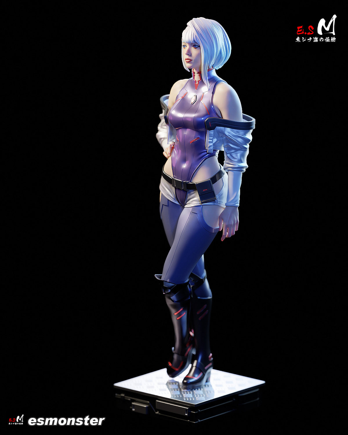 Lucy Cyberpunk Resin Art (East Sea Monster Version)