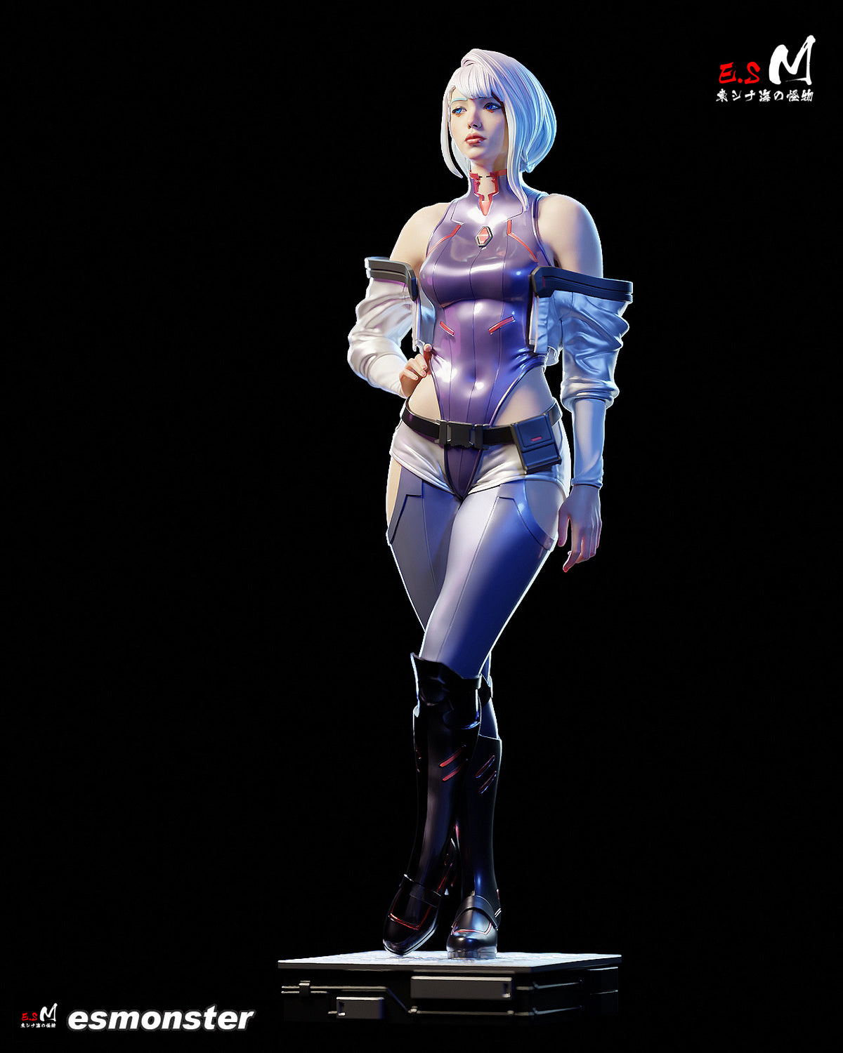 Lucy Cyberpunk Resin Art (East Sea Monster Version)