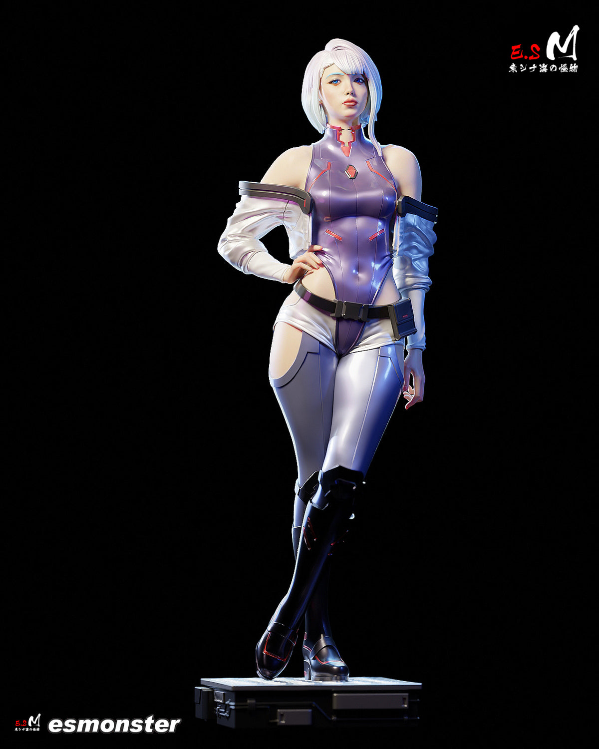 Lucy Cyberpunk Resin Art (East Sea Monster Version)