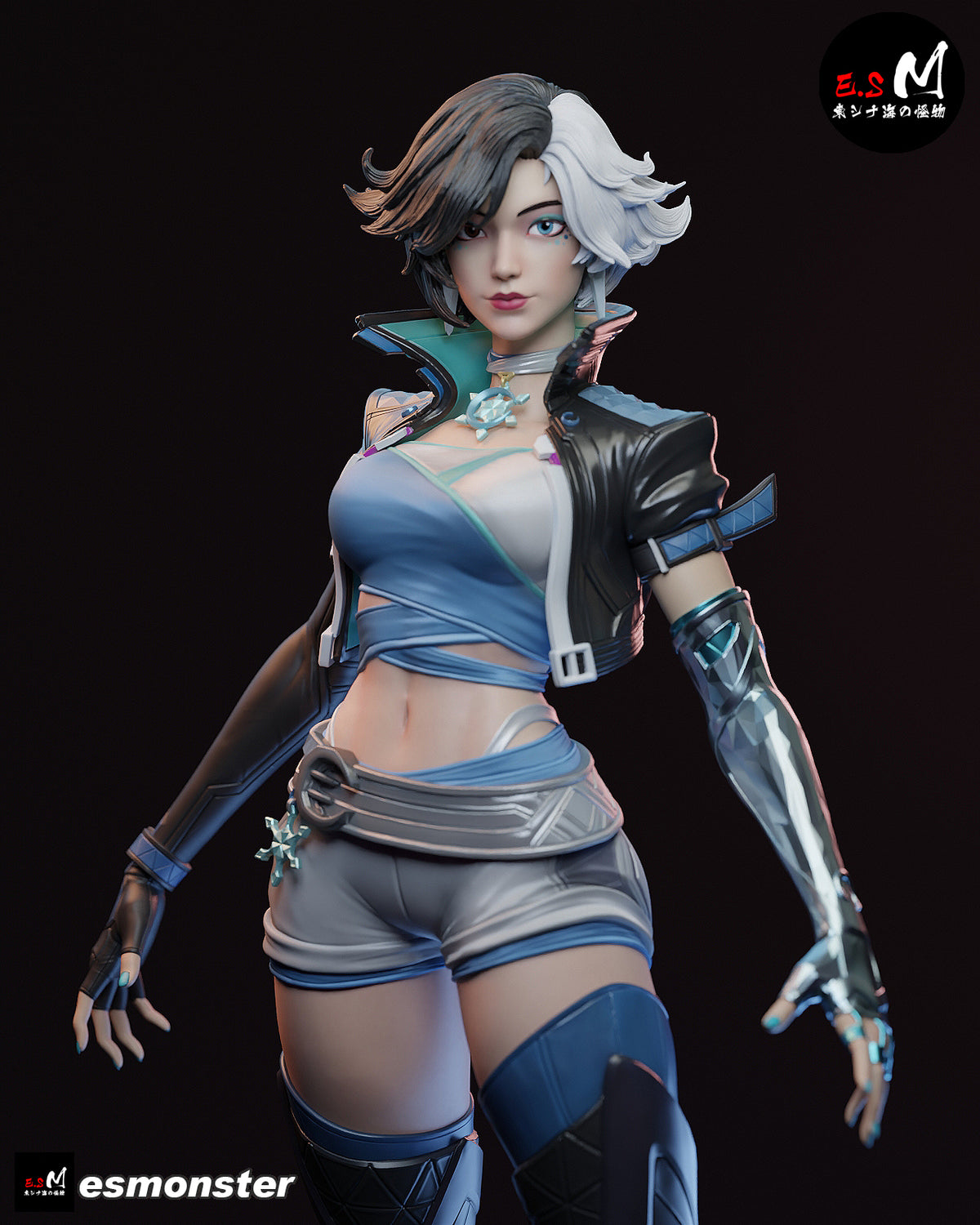 Luna Snow Resin Art (East Sea Monster Version)