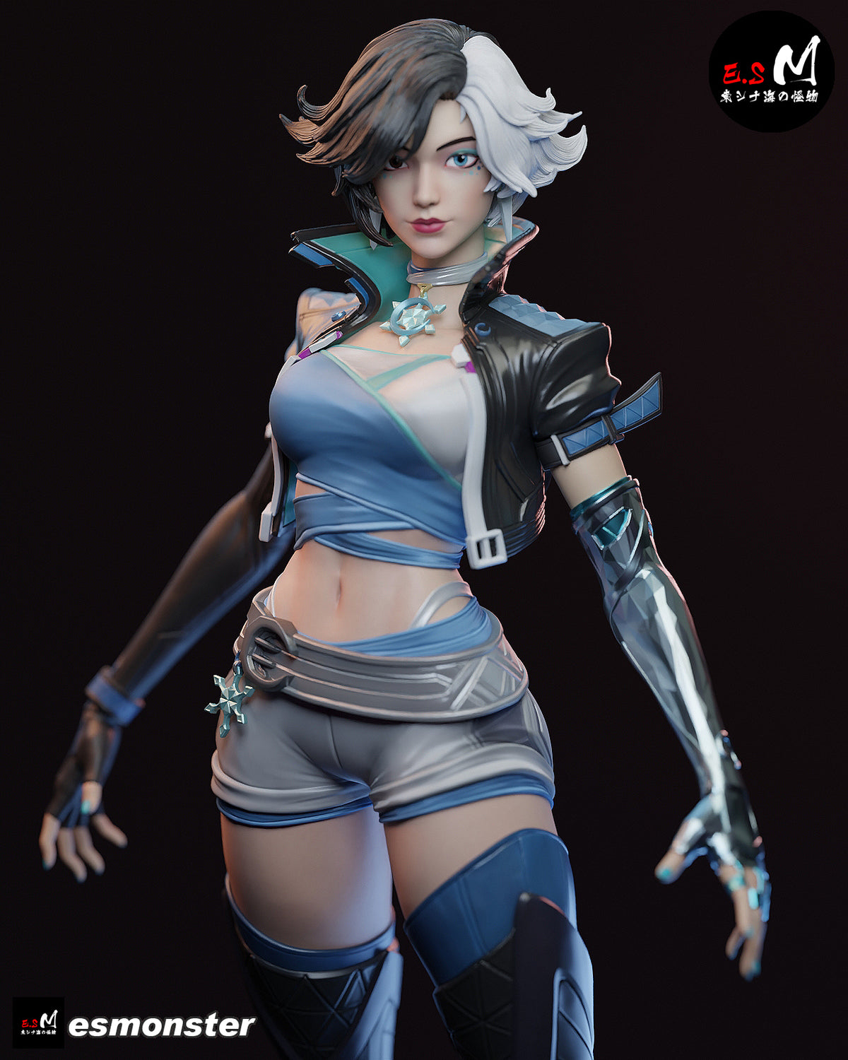 Luna Snow Resin Art (East Sea Monster Version)