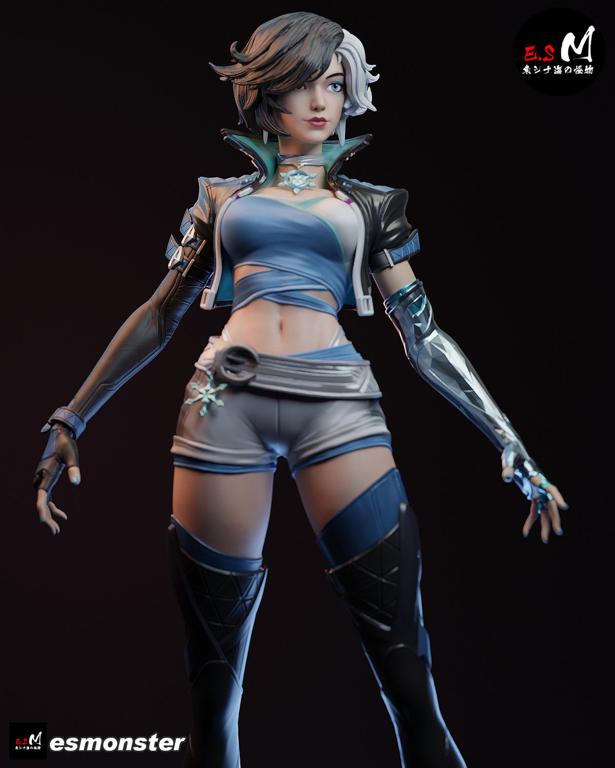 Luna Snow Resin Art (East Sea Monster Version)
