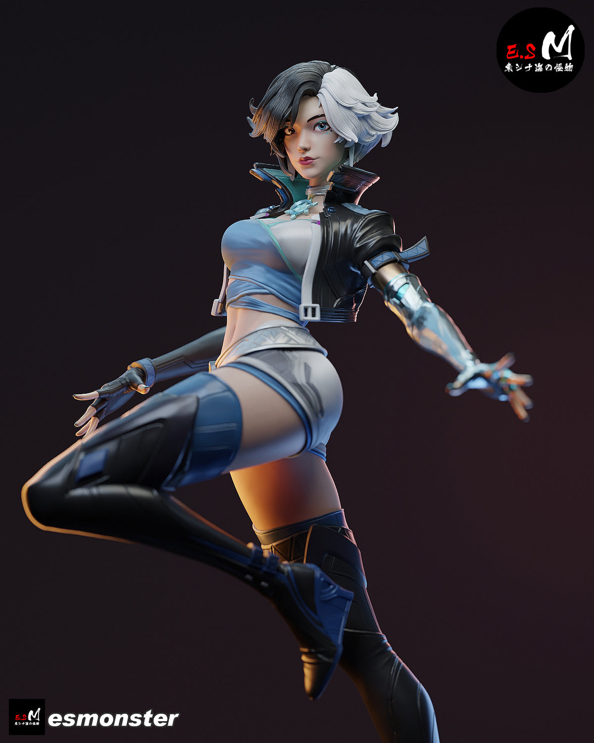 Luna Snow Resin Art (East Sea Monster Version)
