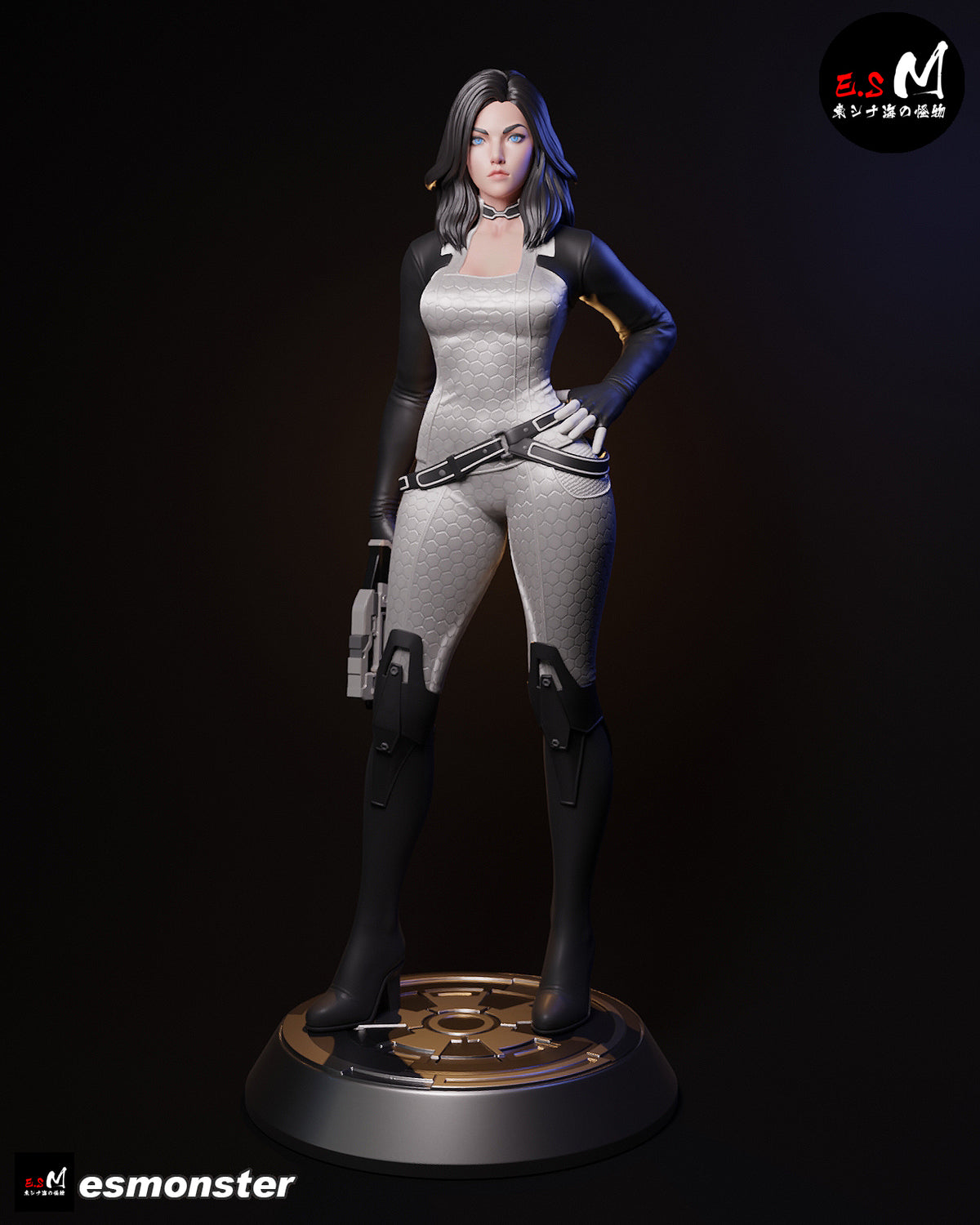 Miranda Lawson Mass Effect 2 Resin Art (East Sea Monster Version)