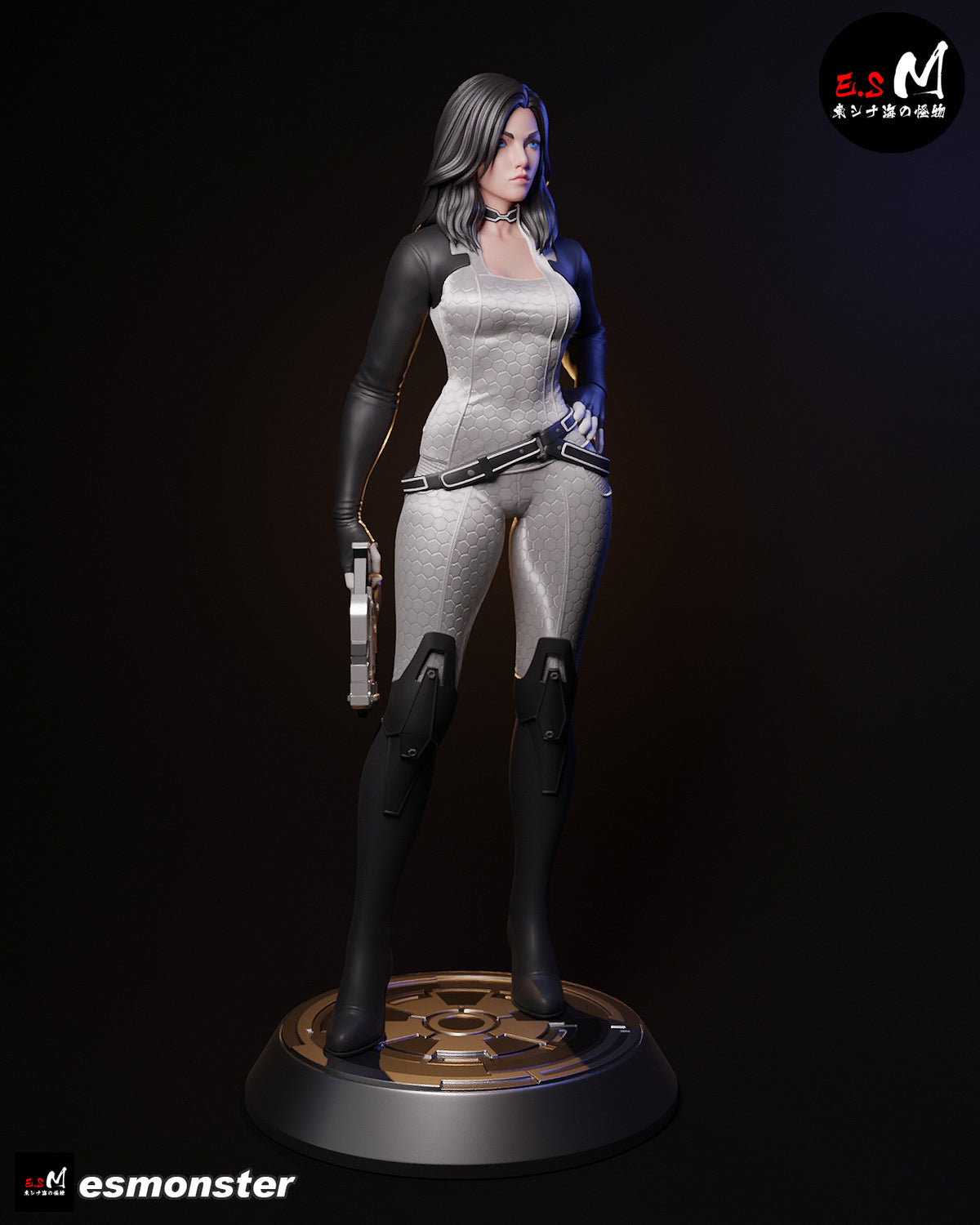 Miranda Lawson Mass Effect 2 Resin Art (East Sea Monster Version)