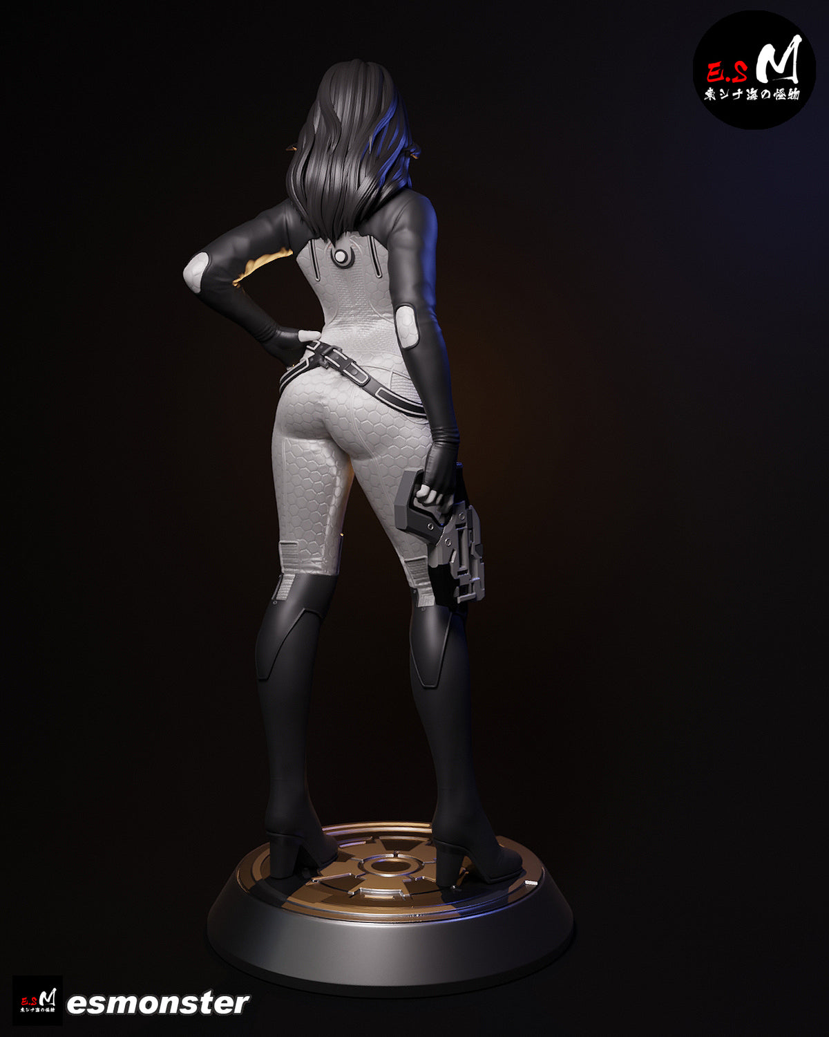 Miranda Lawson Mass Effect 2 Resin Art (East Sea Monster Version)
