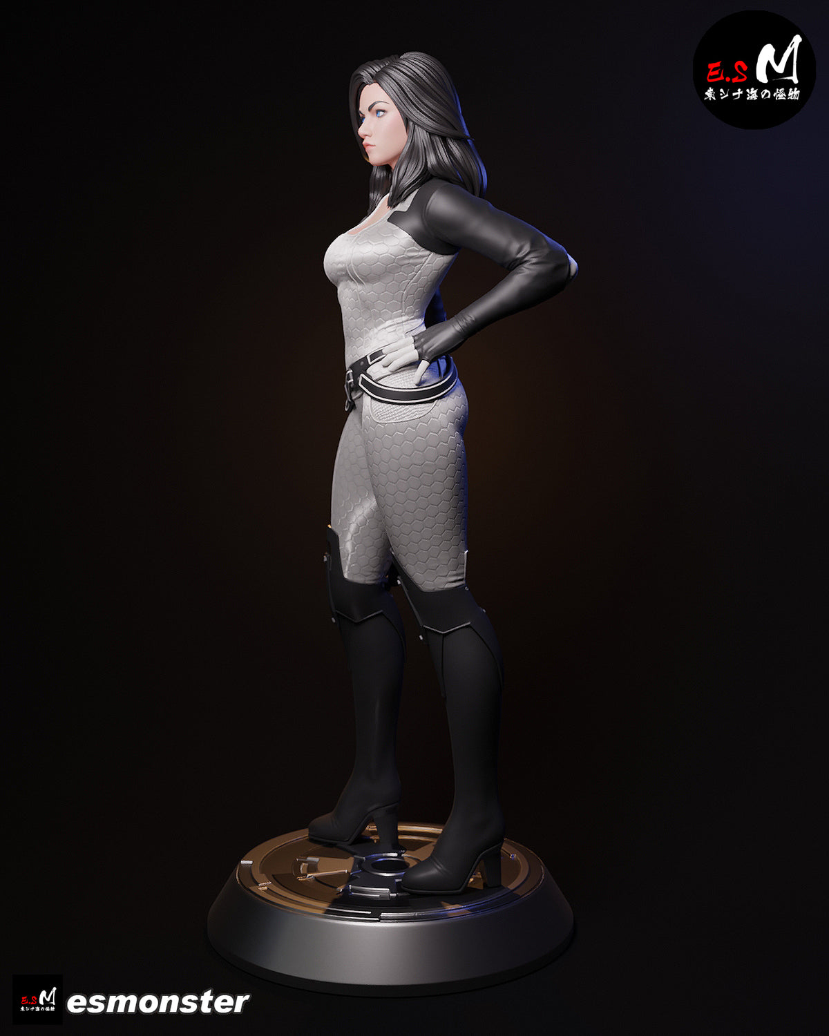 Miranda Lawson Mass Effect 2 Resin Art (East Sea Monster Version)