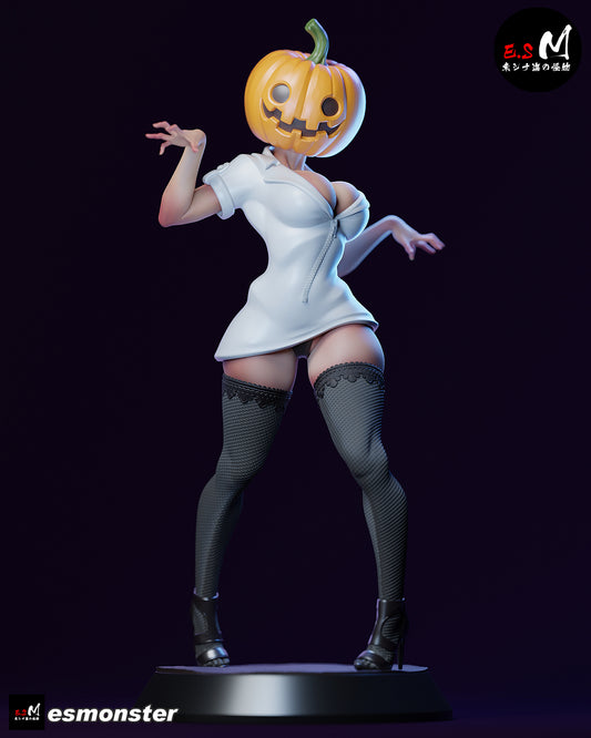 Lady Pumpkin Resin Art (East Sea Monster Version)