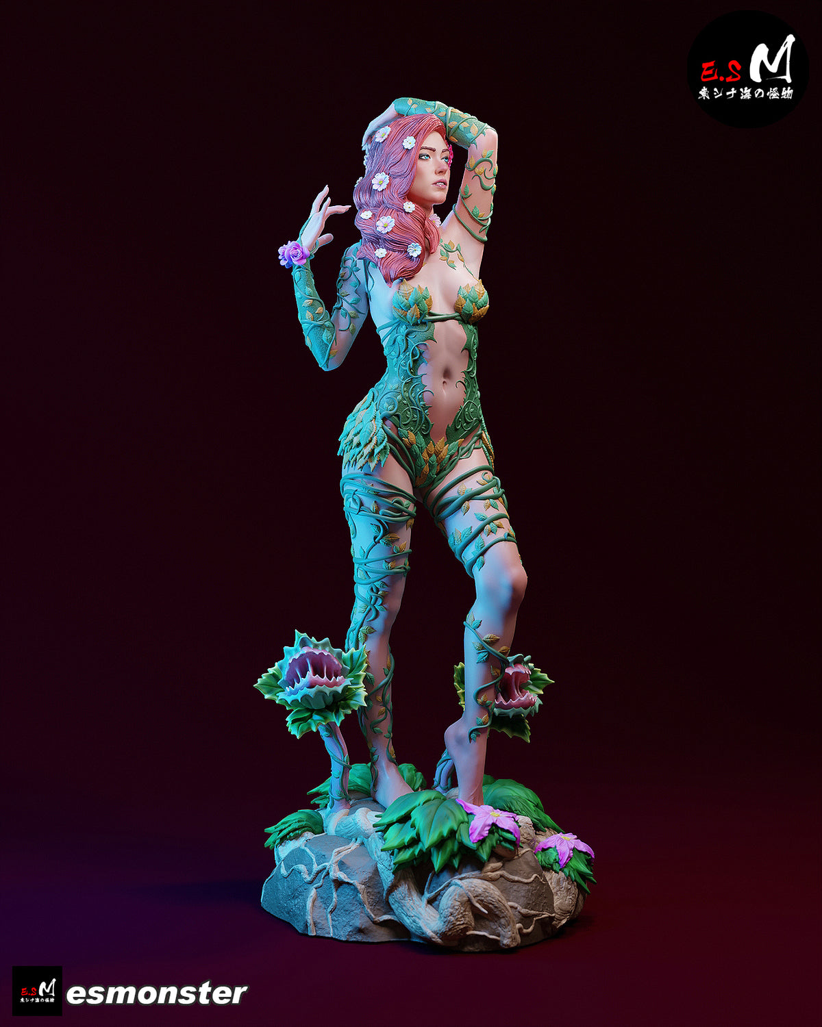 Poison Ivy Resin Art (East Sea Monster Version)