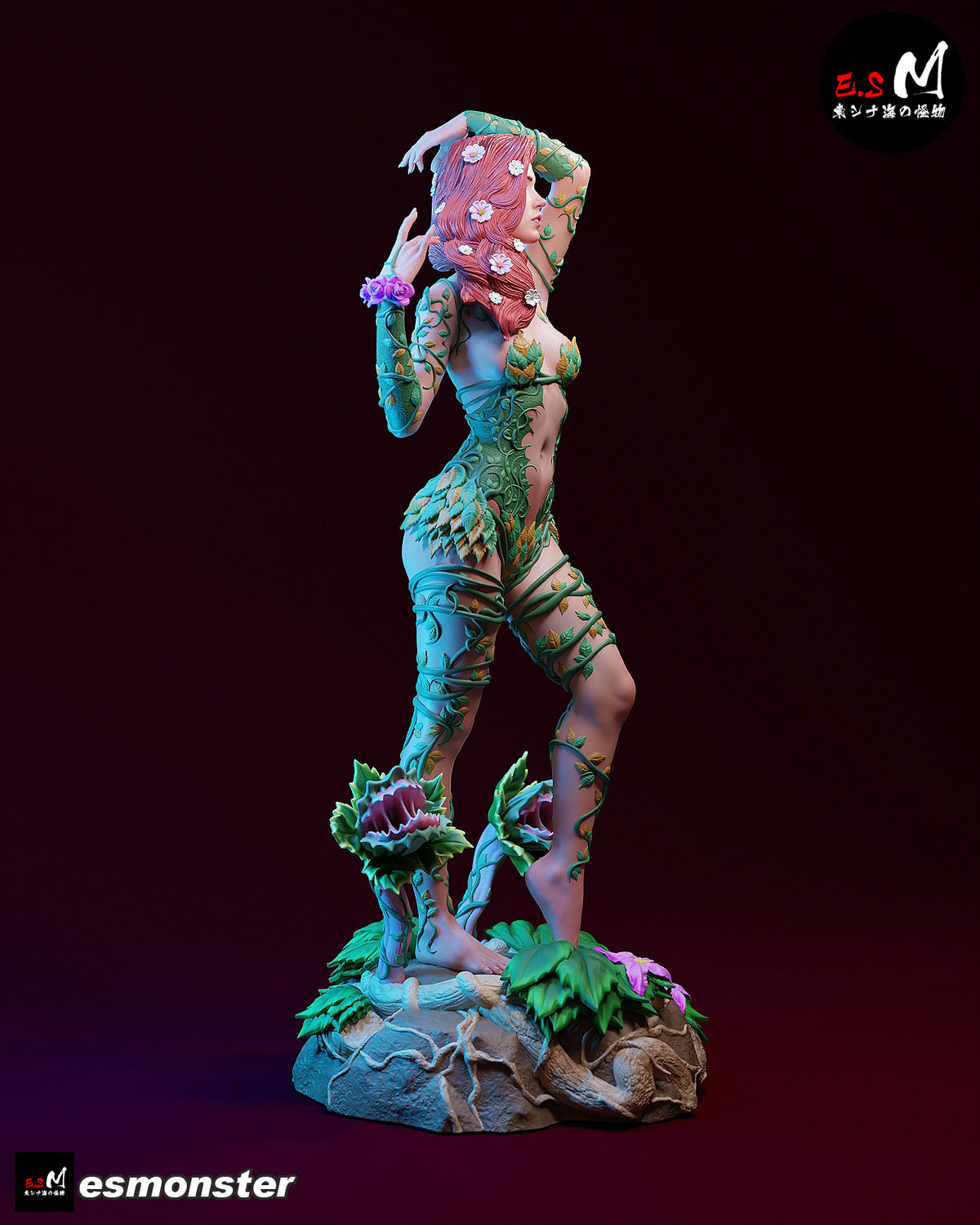 Poison Ivy Resin Art (East Sea Monster Version)