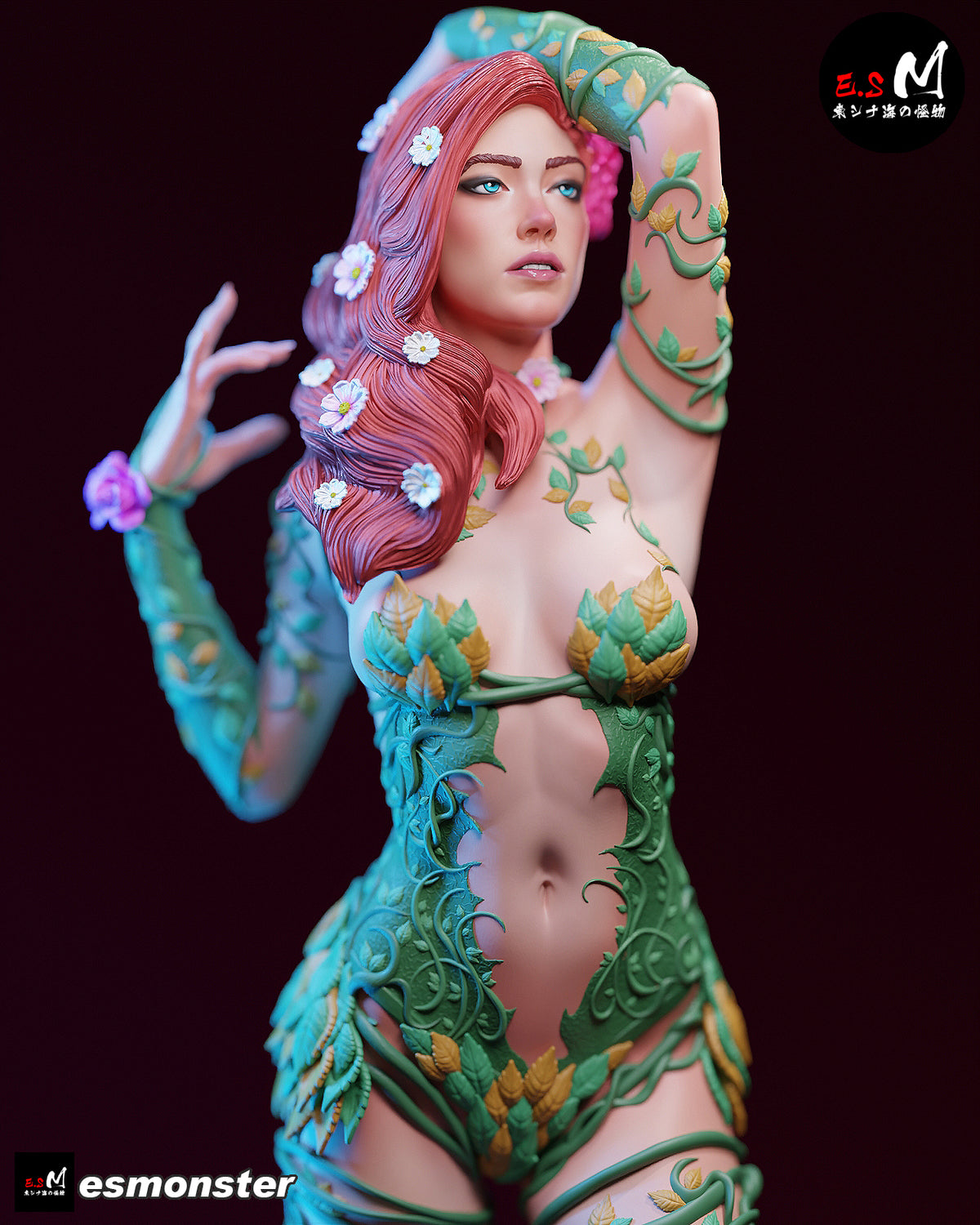 Poison Ivy Resin Art (East Sea Monster Version)