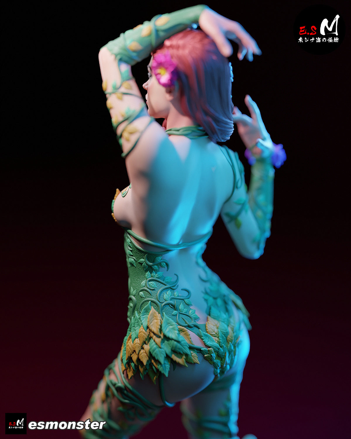 Poison Ivy Resin Art (East Sea Monster Version)