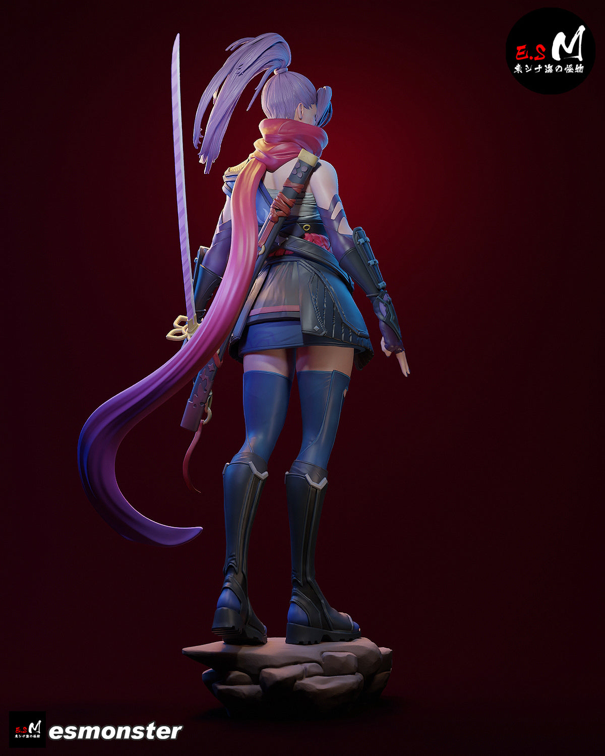 Psylocke Resin Art (East Sea Monster Version)