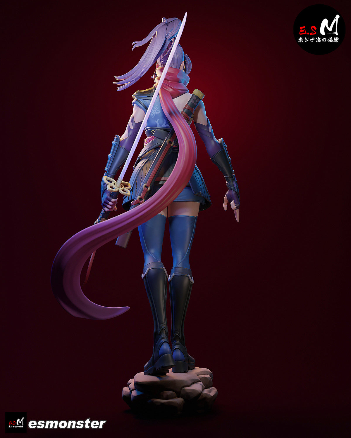Psylocke Resin Art (East Sea Monster Version)