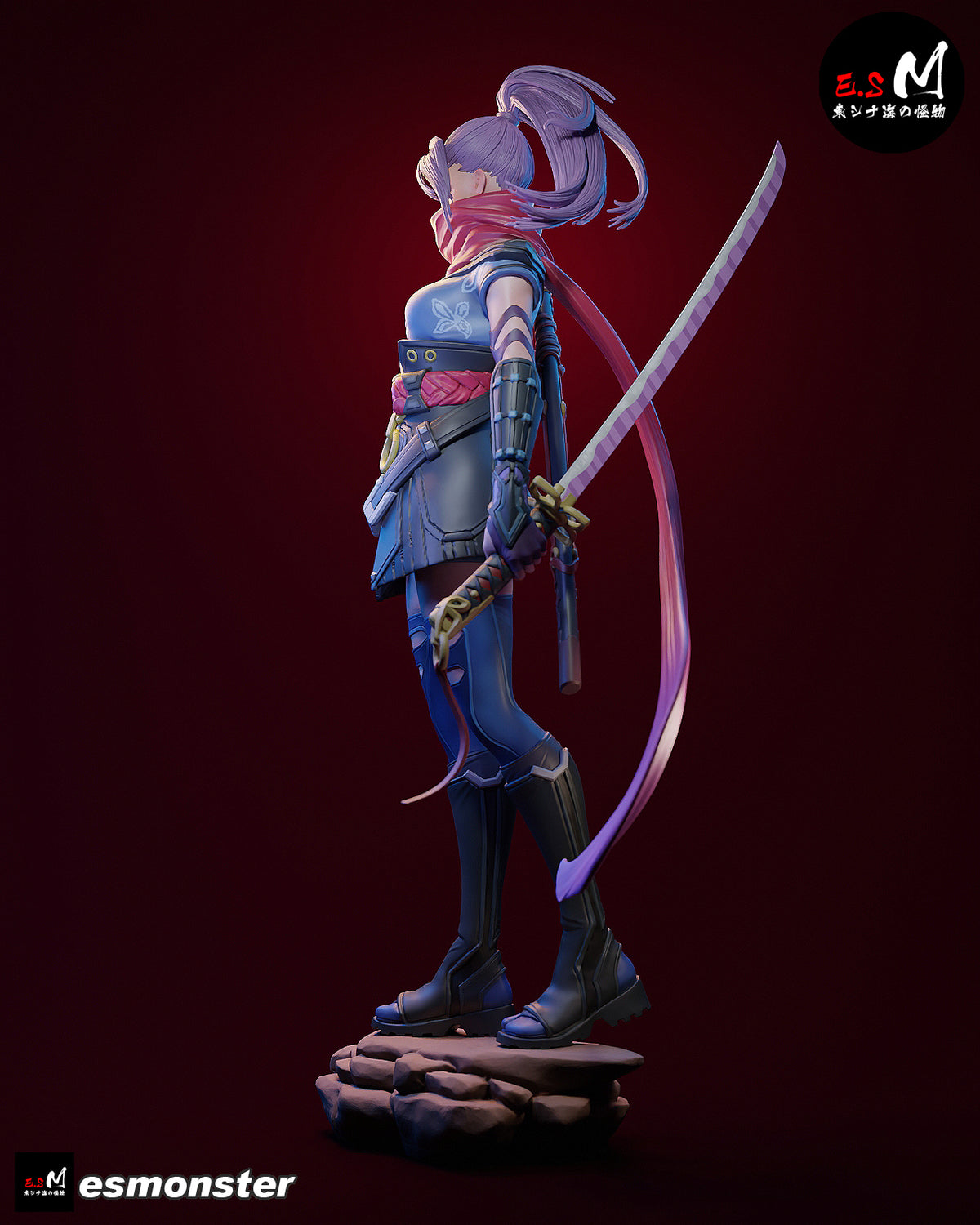 Psylocke Resin Art (East Sea Monster Version)