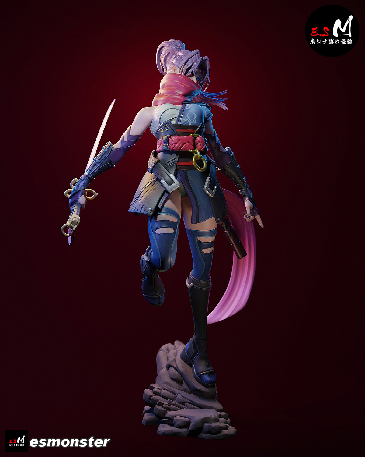 Psylocke Resin Art (East Sea Monster Version)